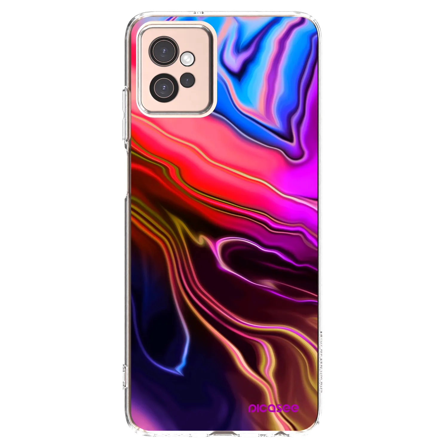 Picasee Motorola Moto G32 Hülle - Transparentes Silikon - Electric