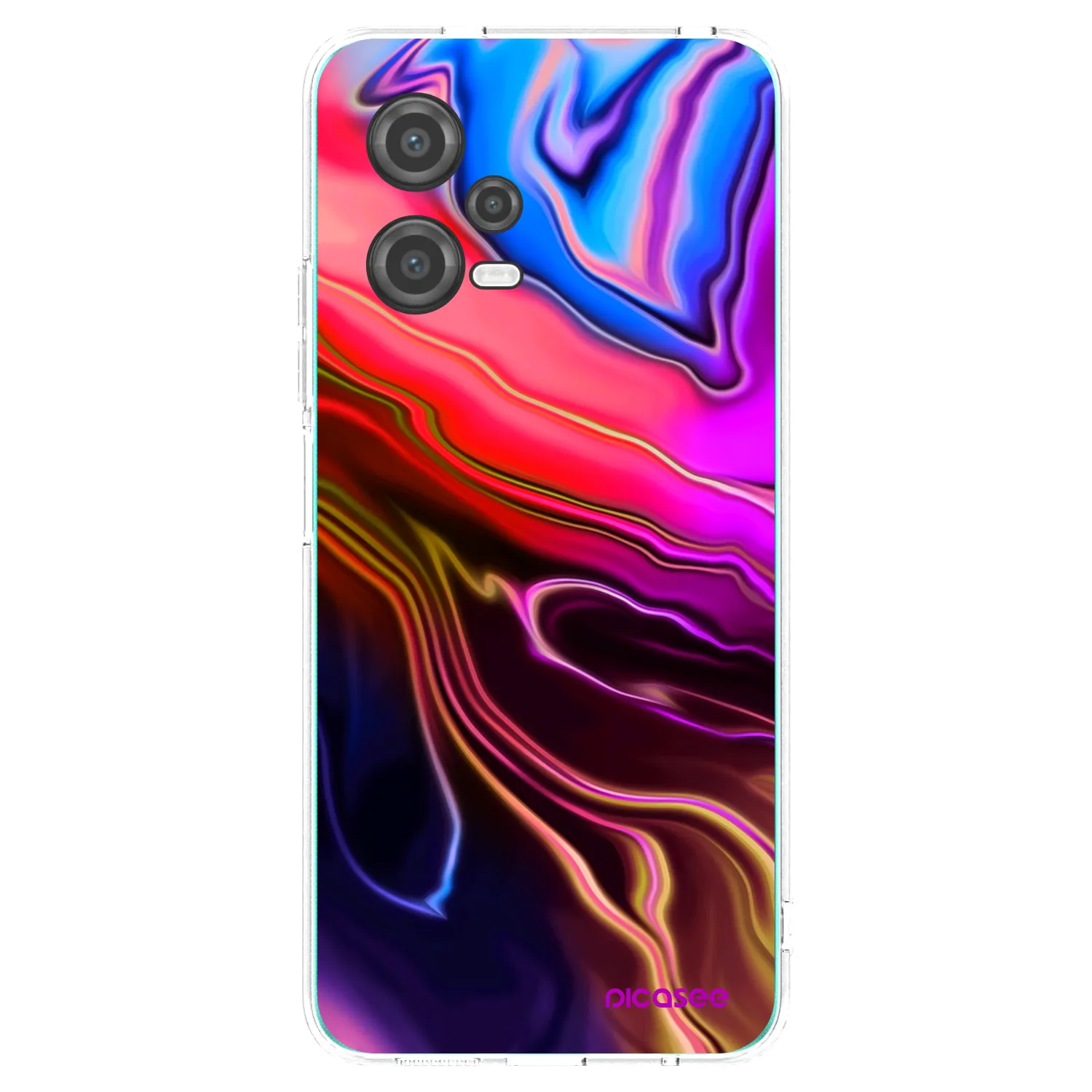 Picasee Xiaomi Poco X5 Hülle - Transparentes Silikon - Electric
