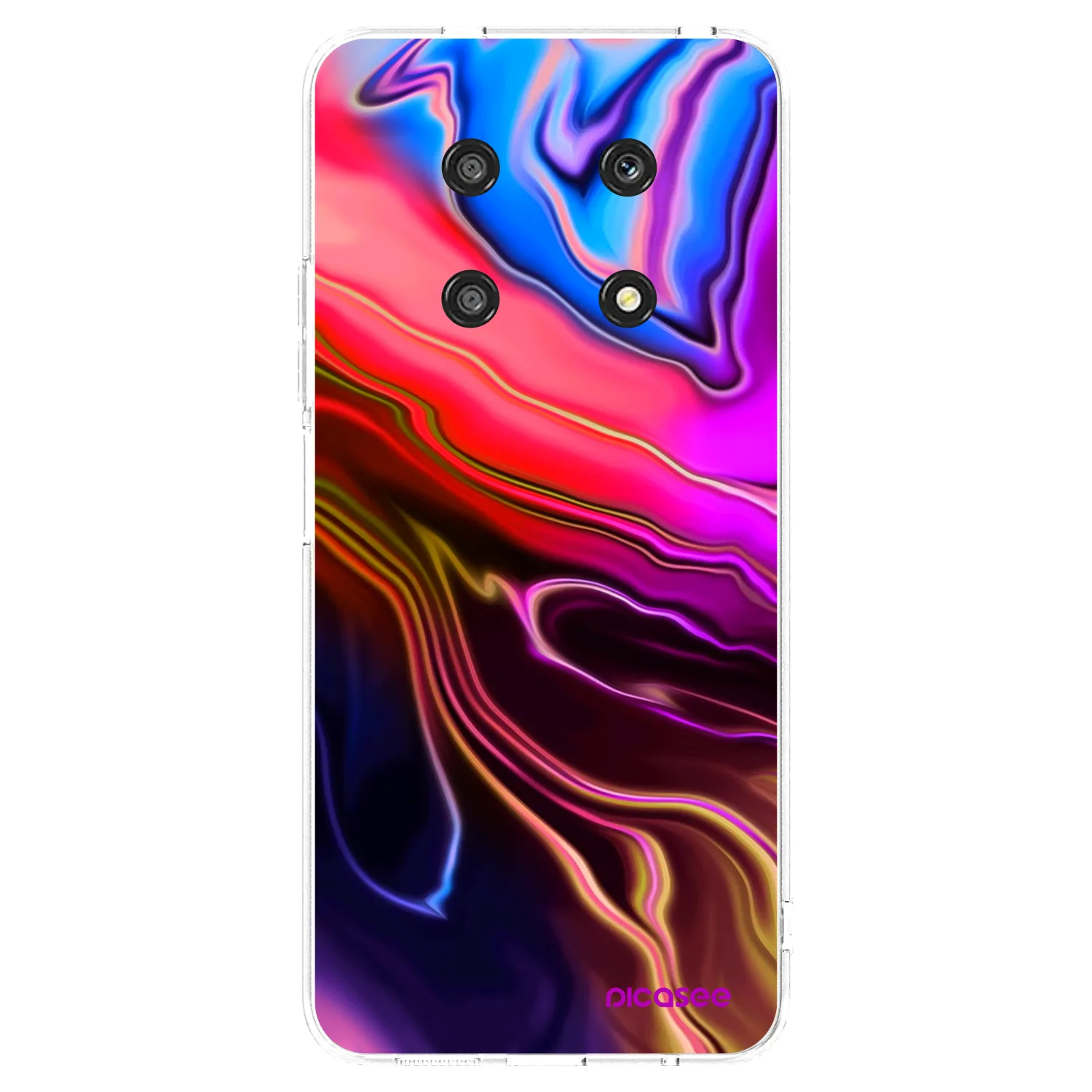 Picasee Honor Magic4 Lite 5G Hülle - Transparentes Silikon - Electric