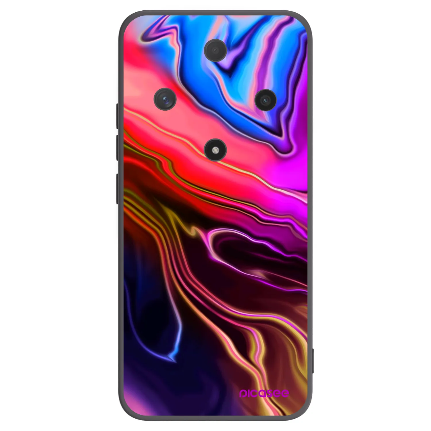 Picasee Honor Magic6 Lite 5G Hülle - Schwarzes Silikon - Electric