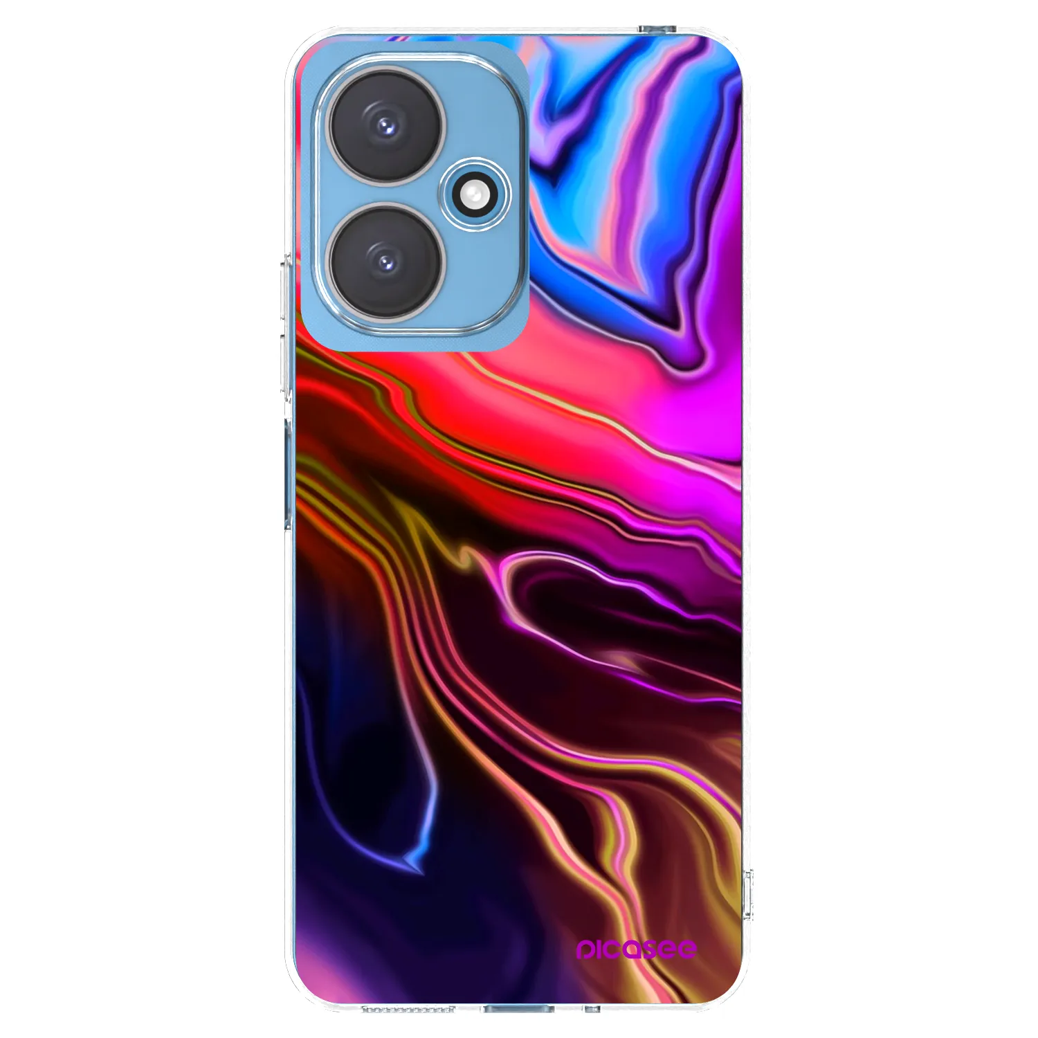 Picasee Xiaomi Redmi 13C 5G Hülle - Transparentes Silikon - Electric