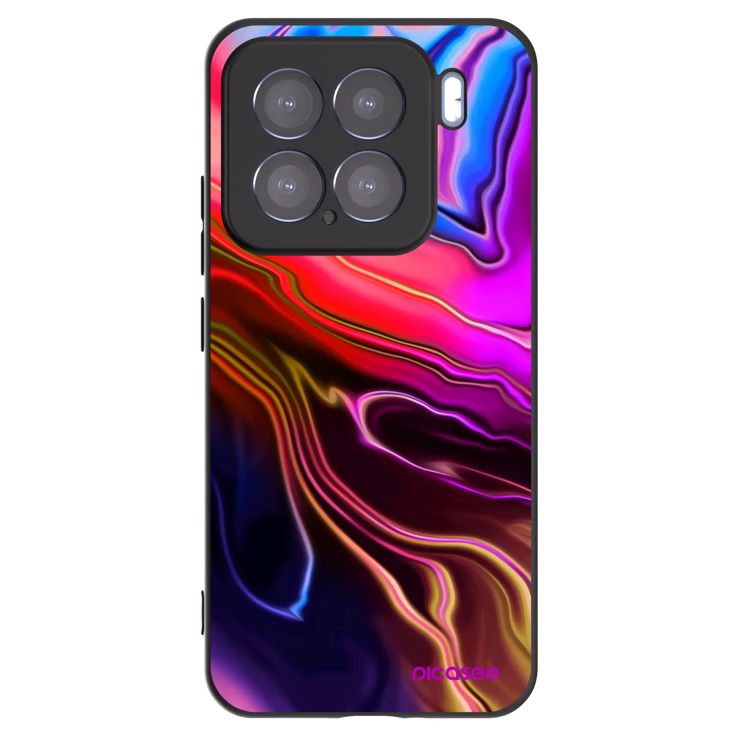 Picasee Xiaomi 15 Hülle - Schwarzes Silikon - Electric