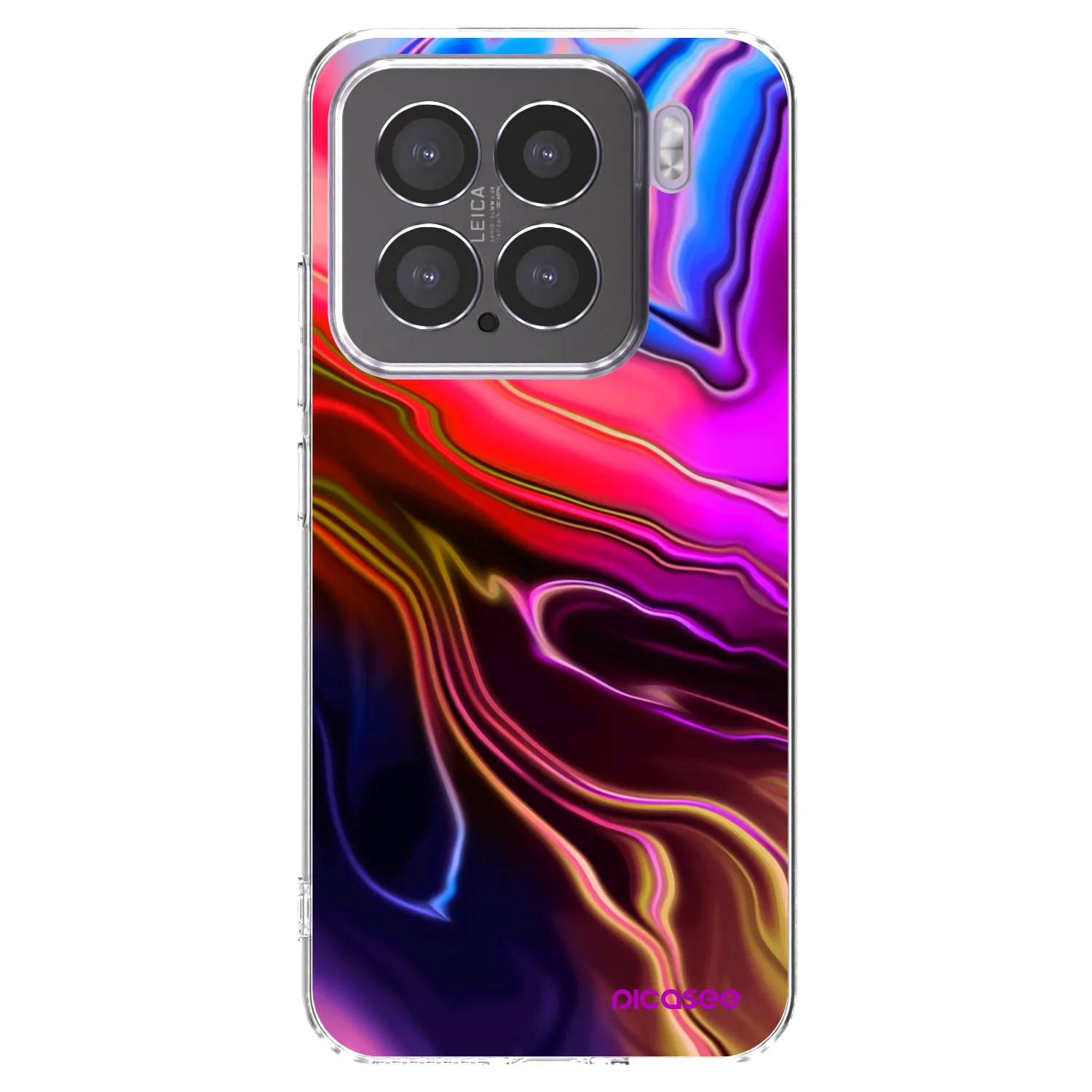 Picasee Xiaomi 15 Hülle - Transparentes Silikon - Electric