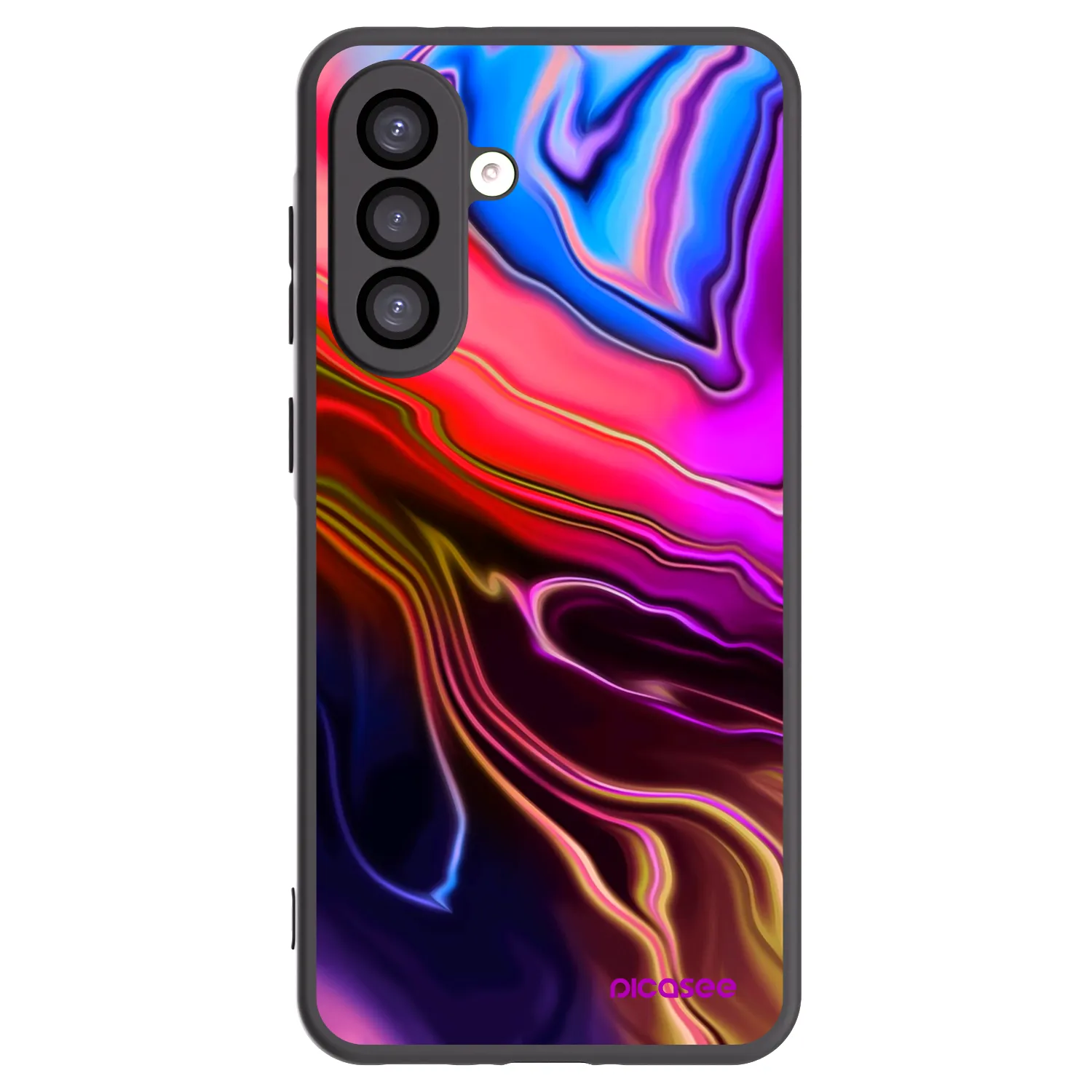 Picasee Samsung Galaxy A26 5G A266B Hülle - Schwarzes Silikon - Electric