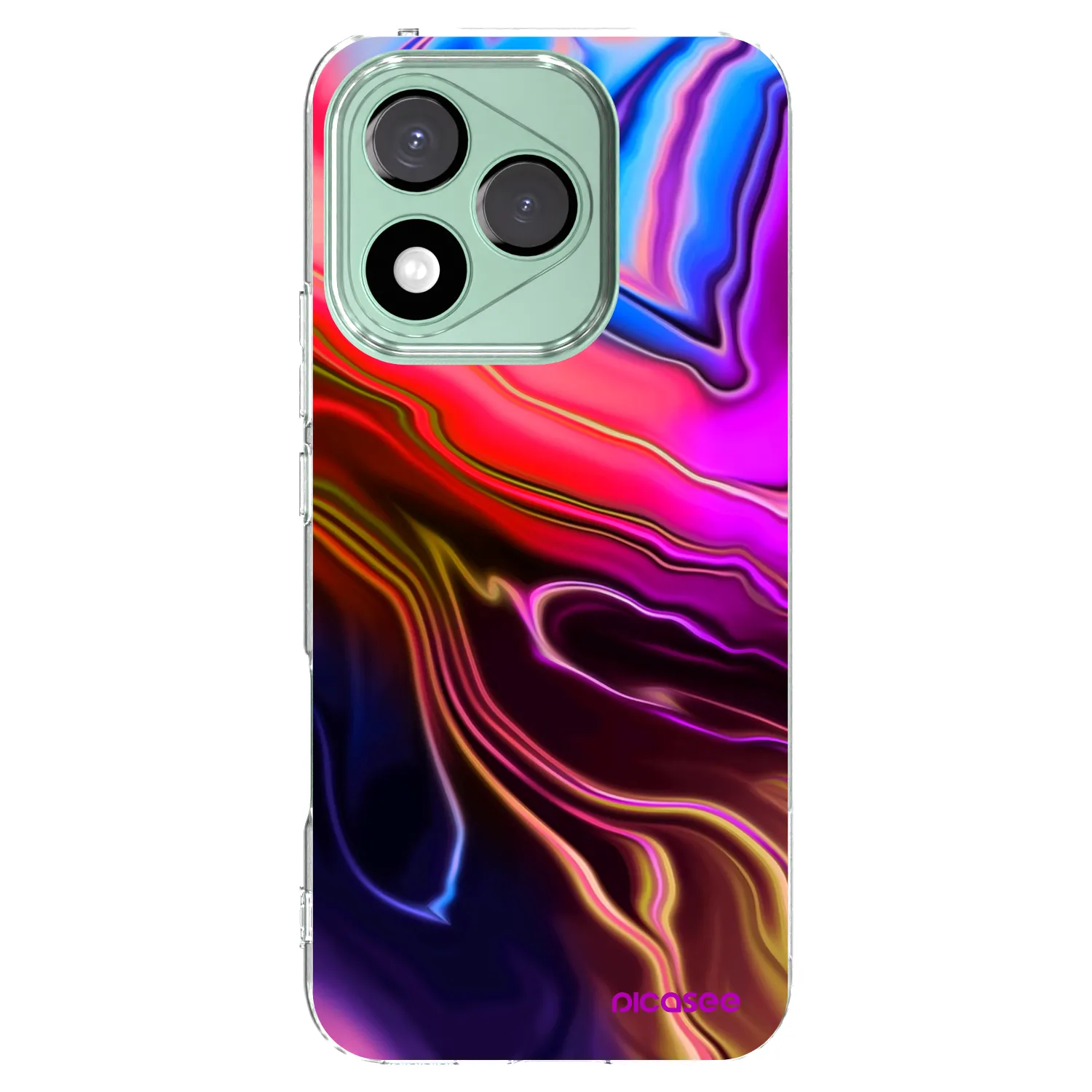 Picasee Honor 400 Lite 5G Hülle - Transparentes Silikon - Electric