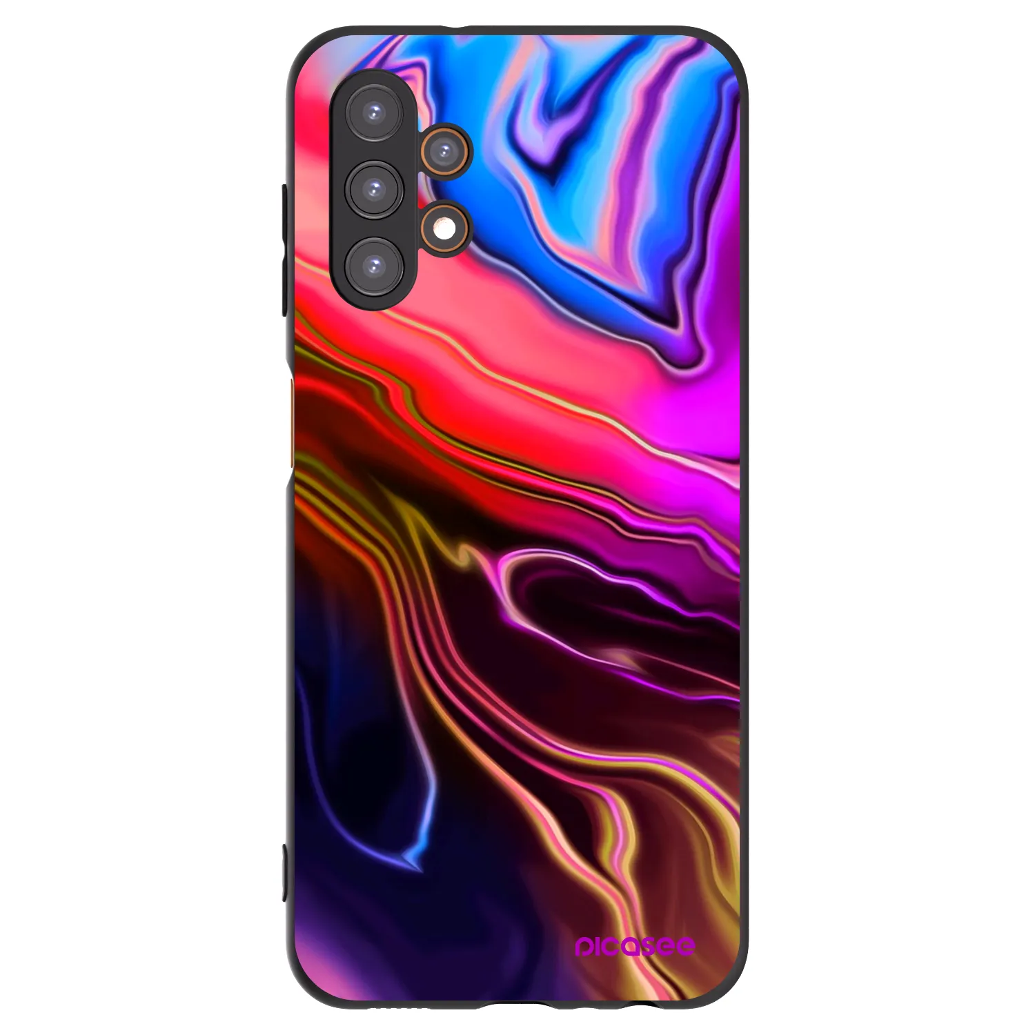 Picasee Samsung Galaxy A13 5G Hülle - Schwarzes Silikon - Electric