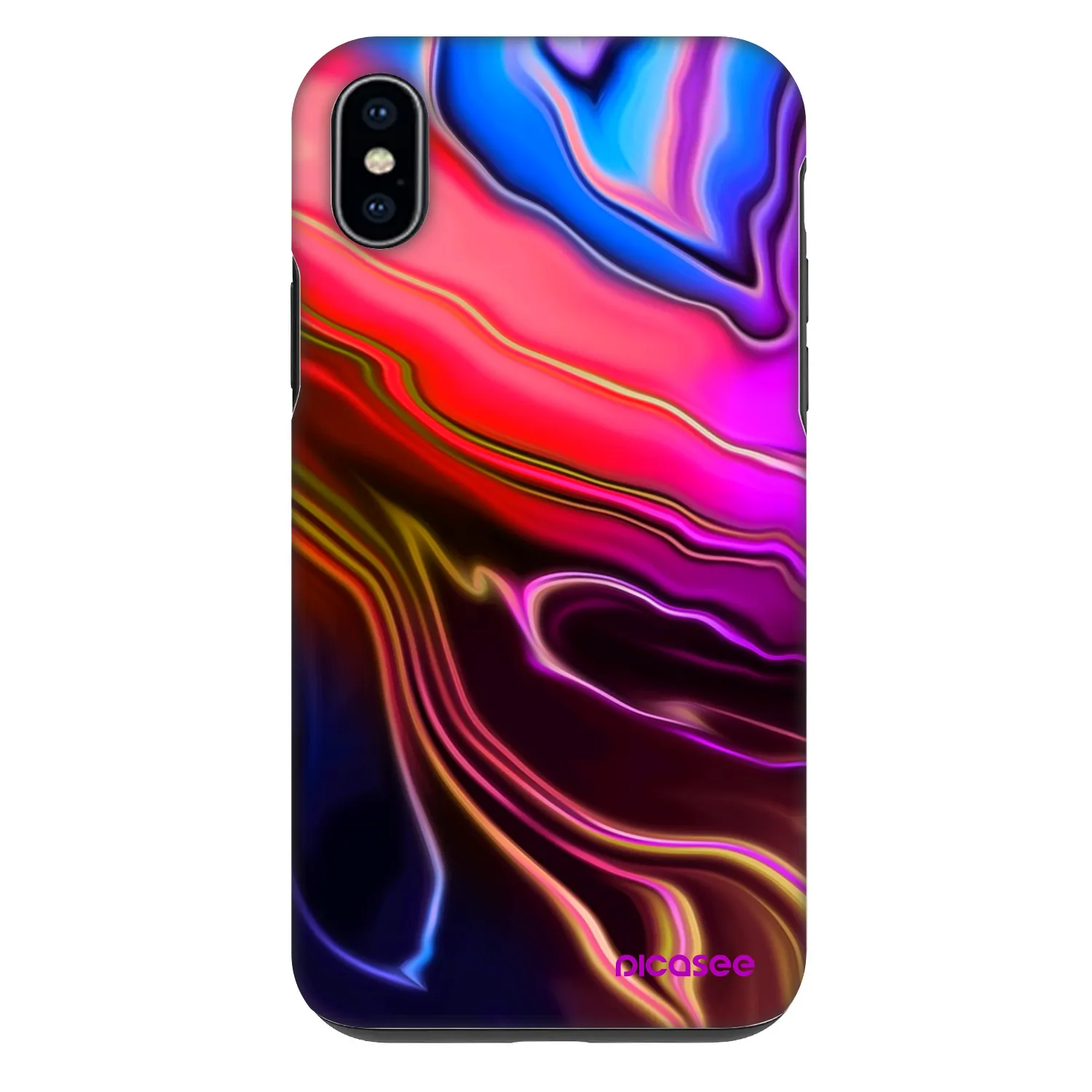 Picasee Fashion Case für Apple iPhone XS Max - Electric
