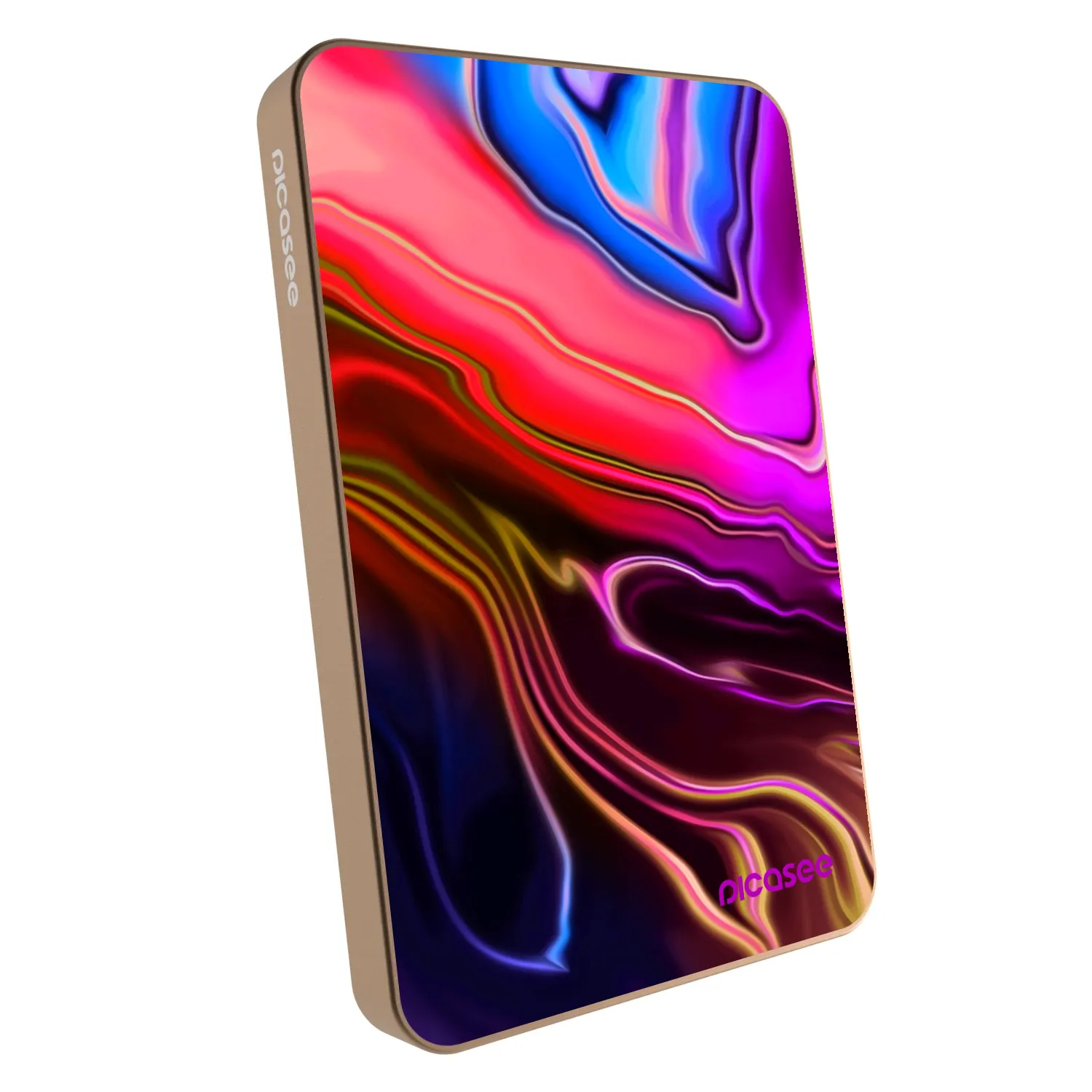 Picasee Powerbank mit MagSafe 5 000 mAh Golden - Electric
