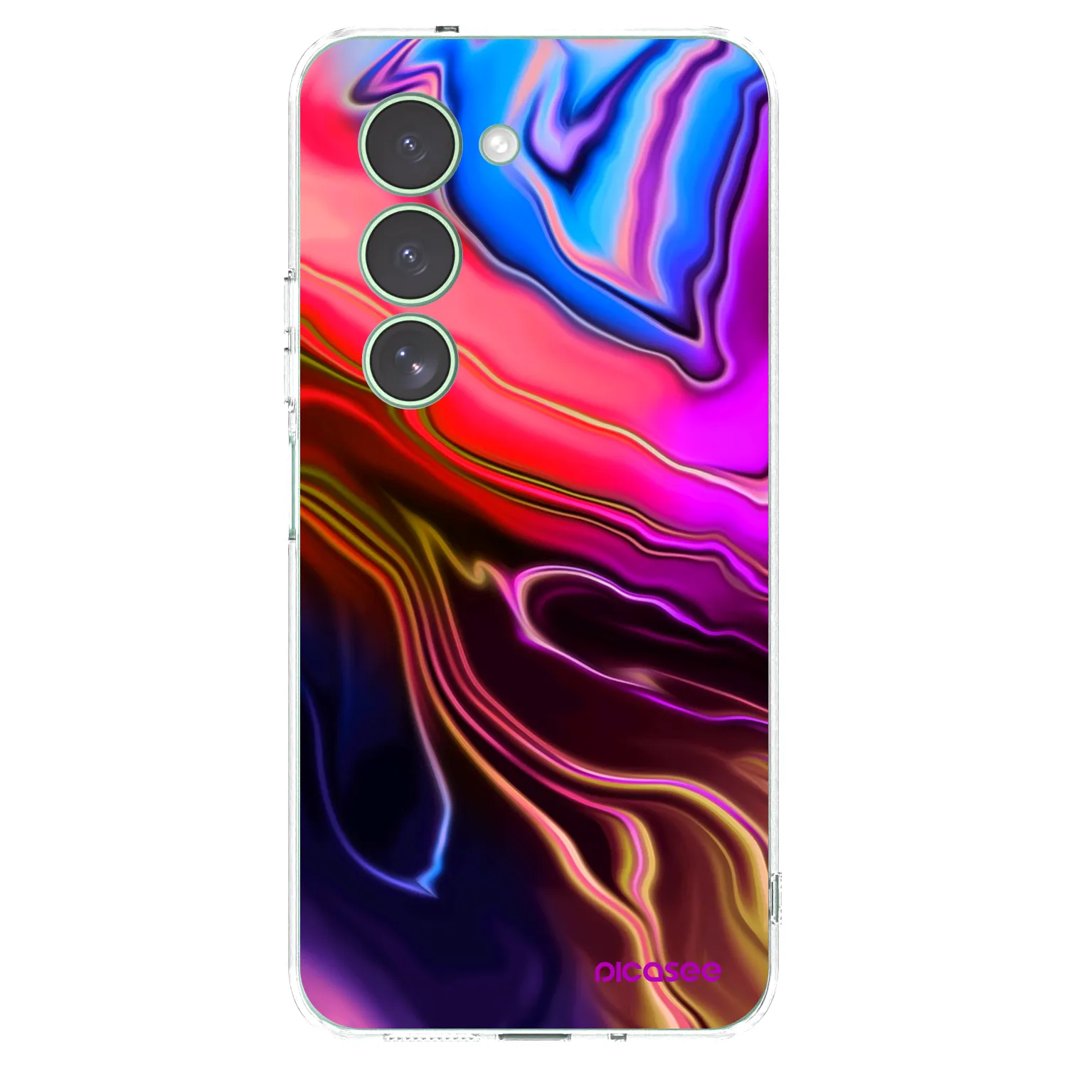 Picasee Xiaomi Redmi 15 5G Hülle - Transparentes Silikon - Electric