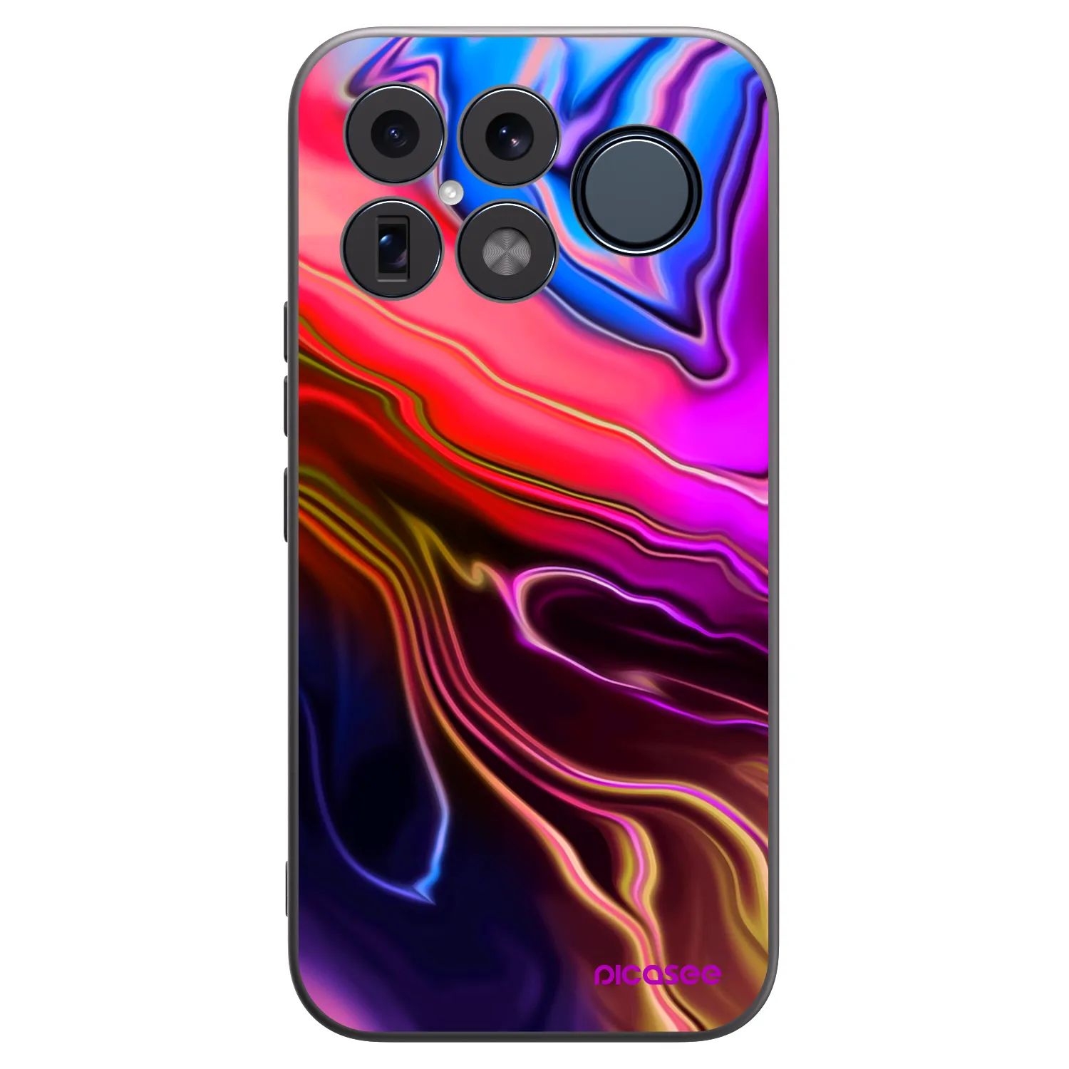 Picasee Xiaomi Poco F8 Ultra Hülle - Schwarzes Silikon - Electric