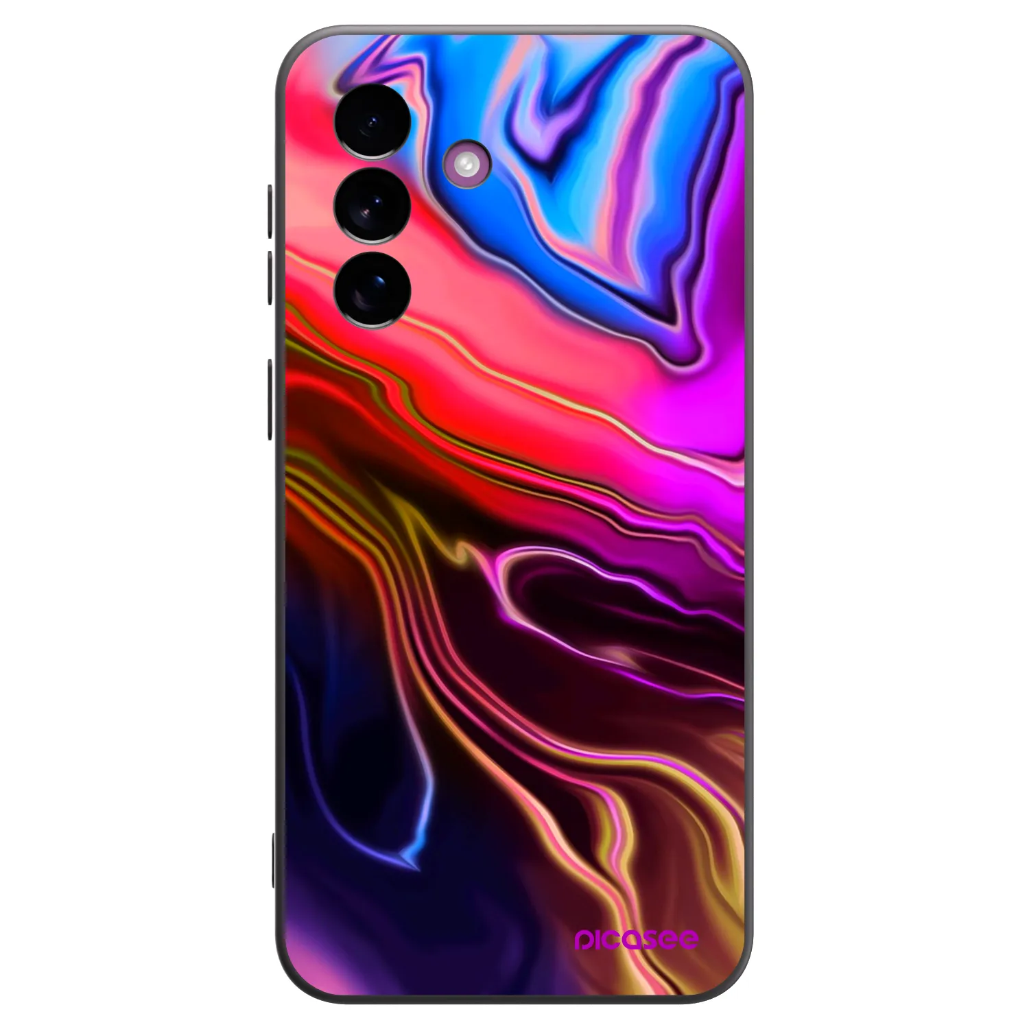 Picasee Samsung Galaxy A37 Hülle - Schwarzes Silikon - Electric
