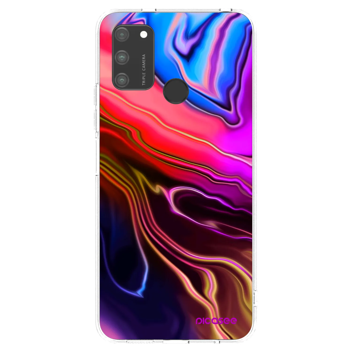Picasee Honor 9A Hülle - Transparentes Silikon - Electric