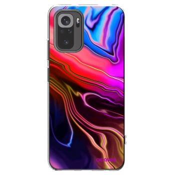 Picasee Xiaomi Redmi Note 10 Hülle - Transparentes Silikon - Electric
