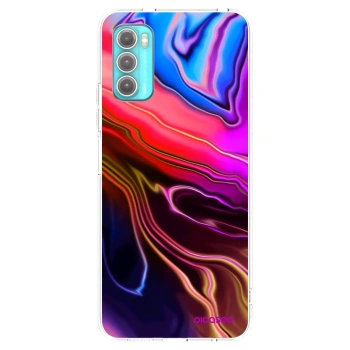 Picasee Motorola Moto G60 Hülle - Transparentes Silikon - Electric