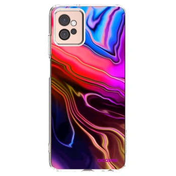 Picasee Motorola Moto G32 Hülle - Transparentes Silikon - Electric