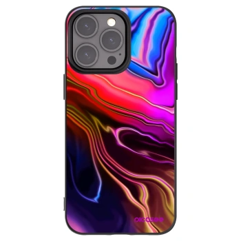 Picasee Apple iPhone 15 Pro Max Hülle - Schwarzes Silikon - Electric