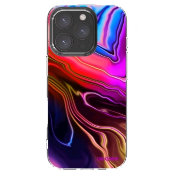 Picasee Apple iPhone 16 Pro Hülle - Transparentes Silikon - Electric
