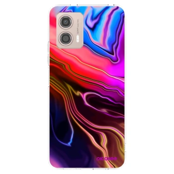 Picasee Motorola Moto G53 5G Hülle - Transparentes Silikon - Electric