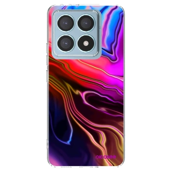 Picasee Xiaomi 14T Pro Hülle - Transparentes Silikon - Electric