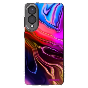 Picasee Samsung Galaxy S25 Edge 5G Hülle - Transparentes Silikon - Electric