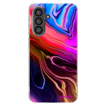 Picasee Samsung Galaxy A56 5G A566B Hülle - Transparentes Silikon - Electric