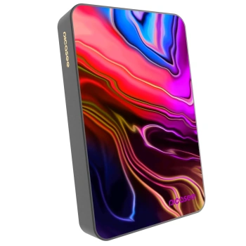 Picasee Powerbank mit MagSafe 10 000 mAh Grau - Electric