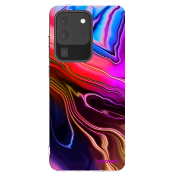 Picasee Samsung Galaxy S20 Ultra 5G G988F Hülle - Transparentes Silikon - Electric