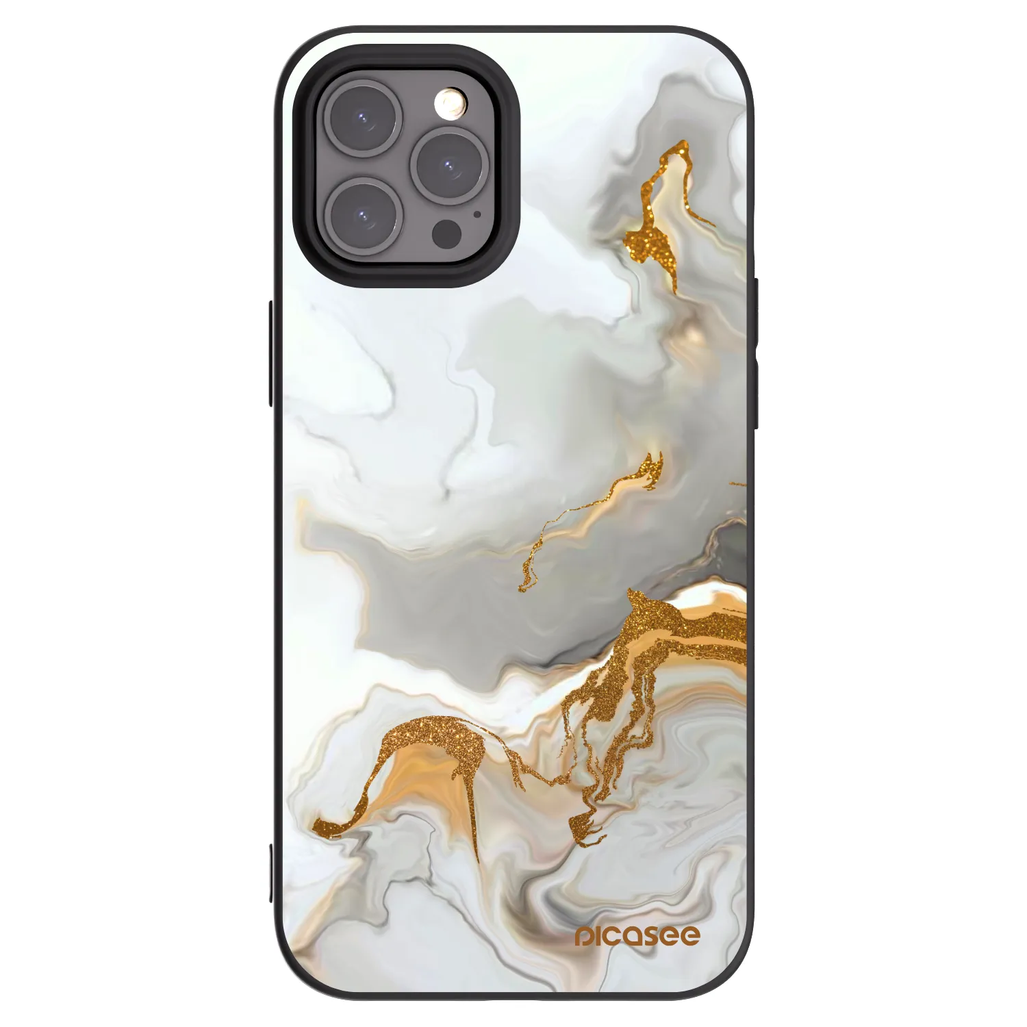 Picasee Apple iPhone 12 Pro Max Hülle - Schwarzes Silikon - Her