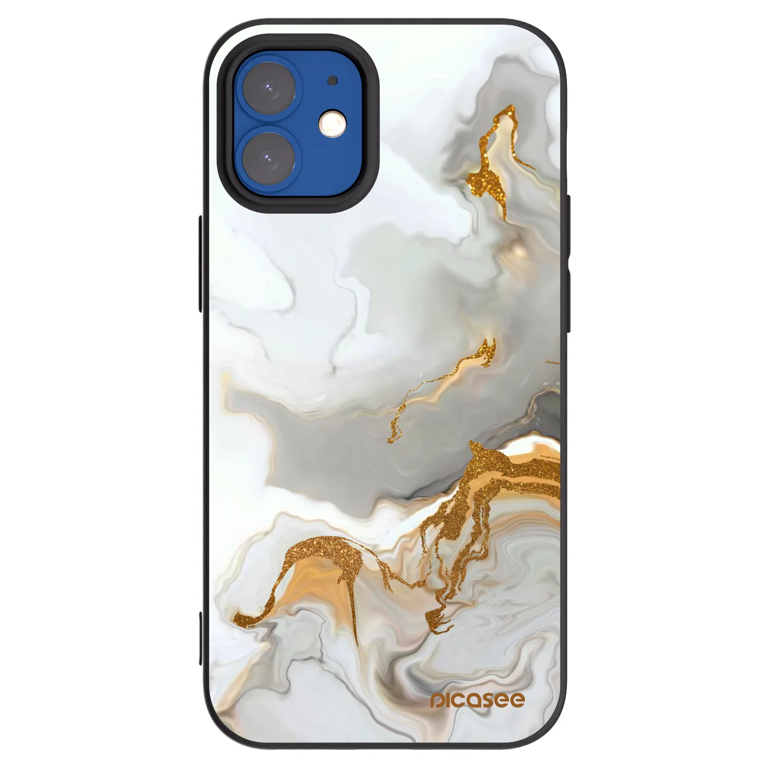Picasee Apple iPhone 12 mini Hülle - Schwarzes Silikon - Her