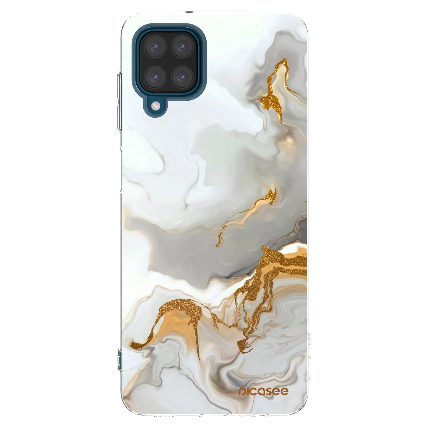 Picasee Samsung Galaxy A12 A125F Hülle - Transparentes Silikon - Her