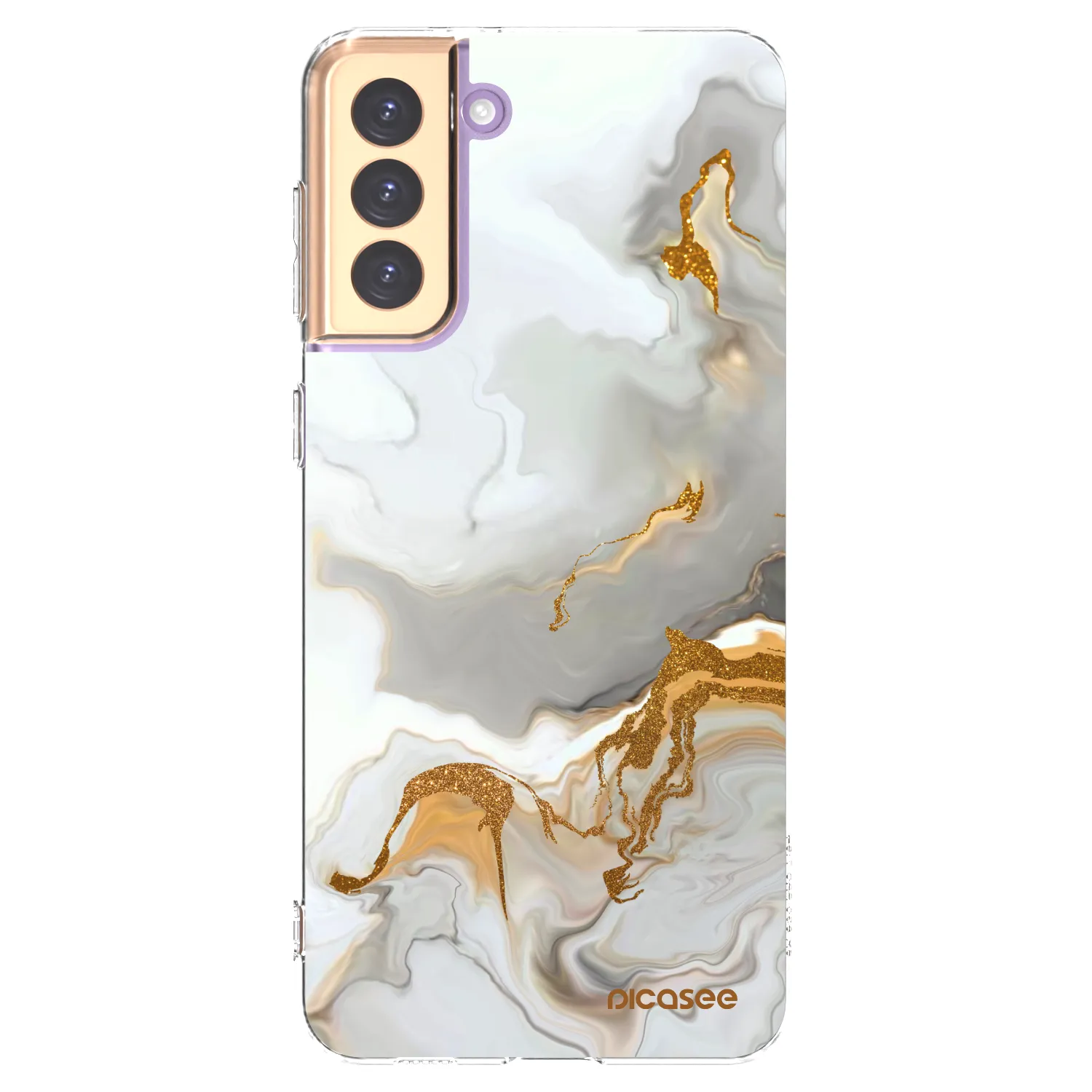 Picasee Samsung Galaxy S21+ 5G G996F Hülle - Transparentes Silikon - Her