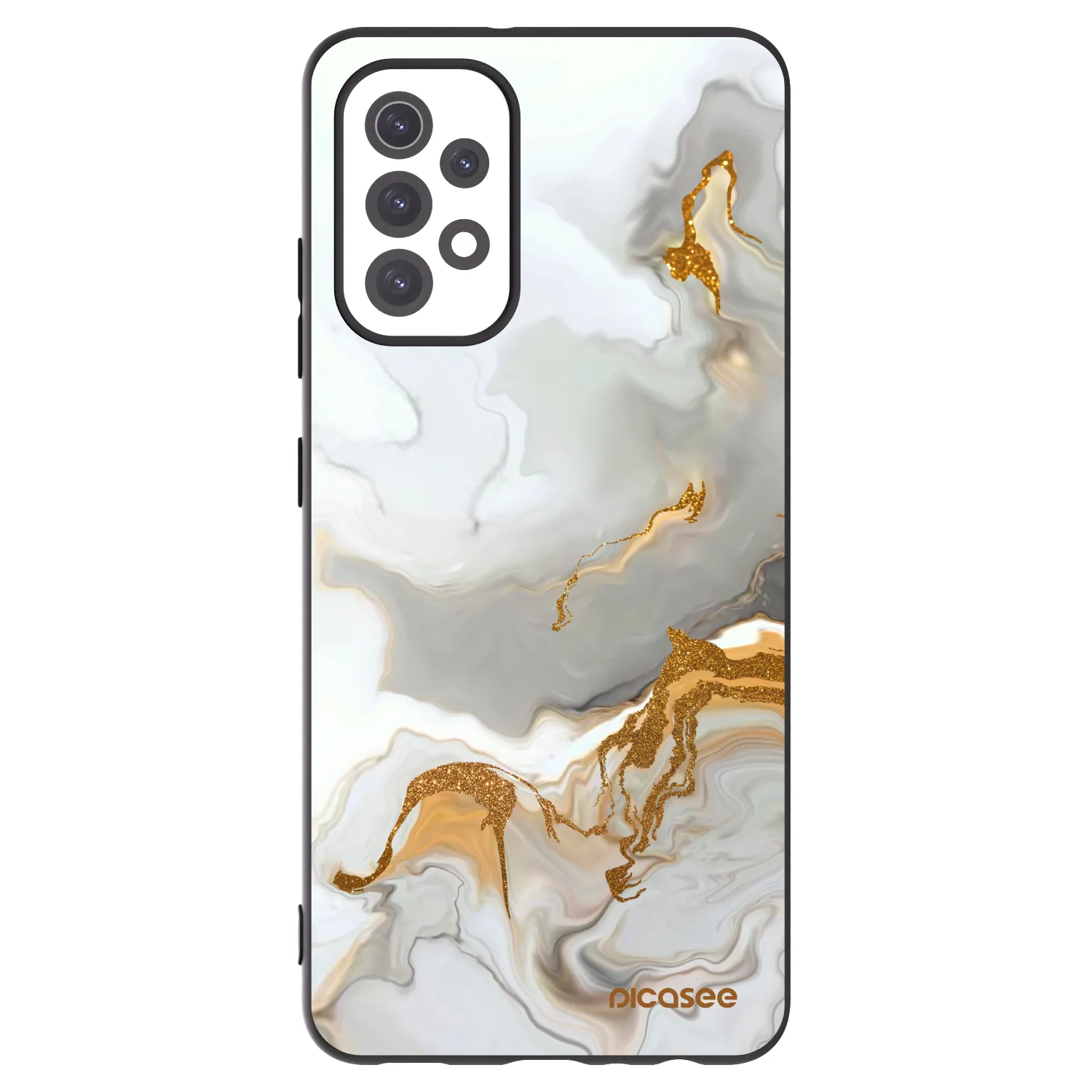Picasee Samsung Galaxy A32 5G A326B Hülle - Schwarzes Silikon - Her