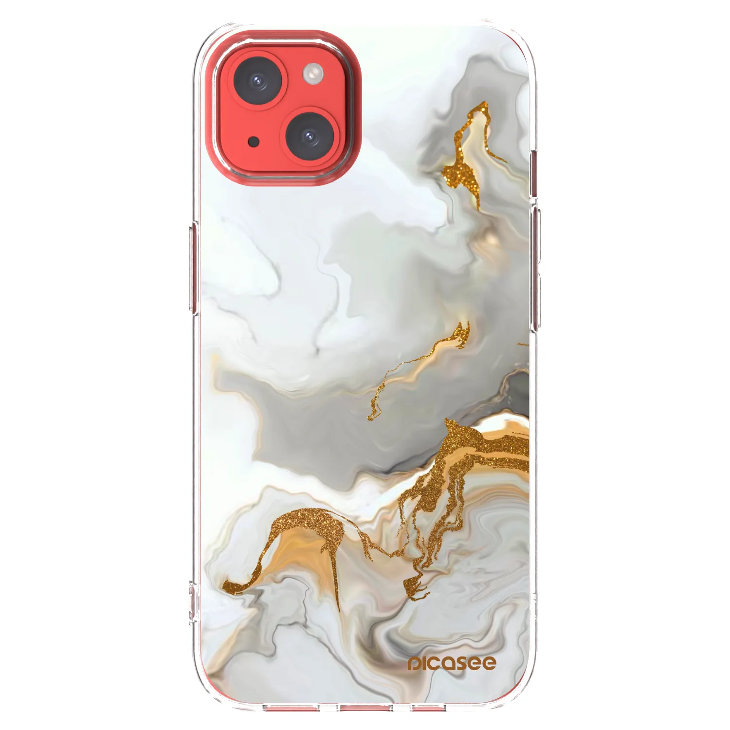 Picasee Apple iPhone 13 Hülle - Transparentes Silikon - Her