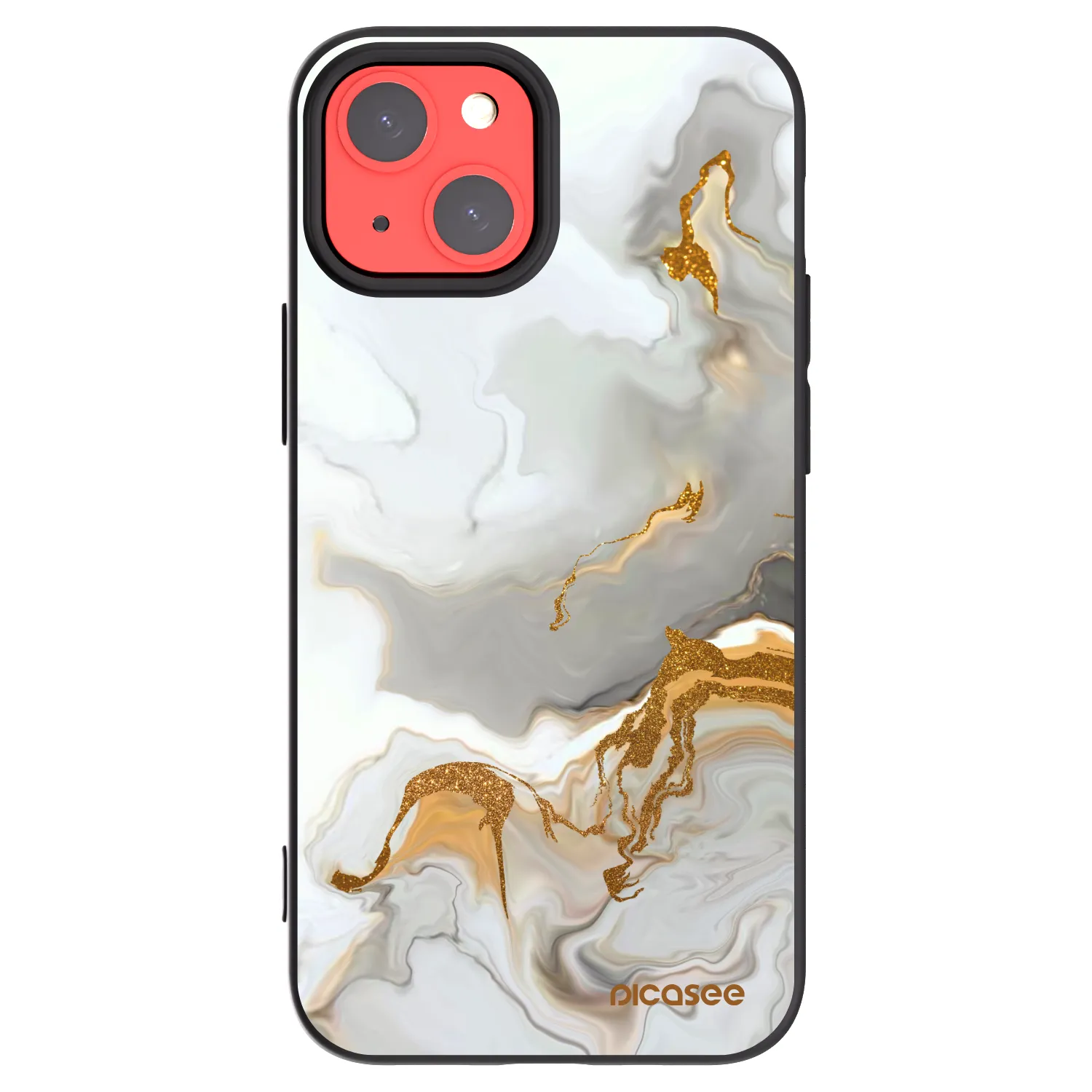 Picasee Apple iPhone 13 mini Hülle - Schwarzes Silikon - Her