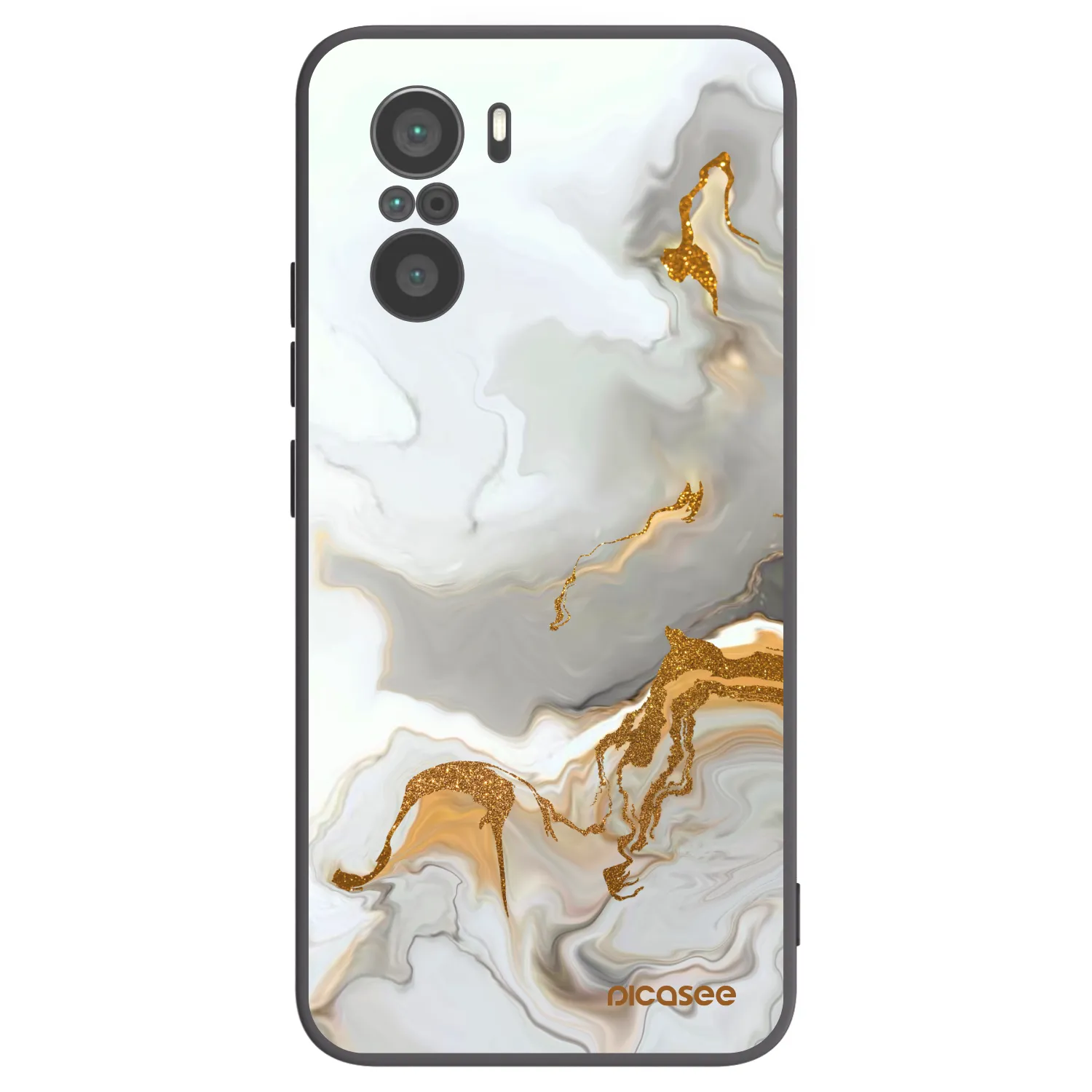 Picasee Xiaomi Poco F3 Hülle - Schwarzes Silikon - Her