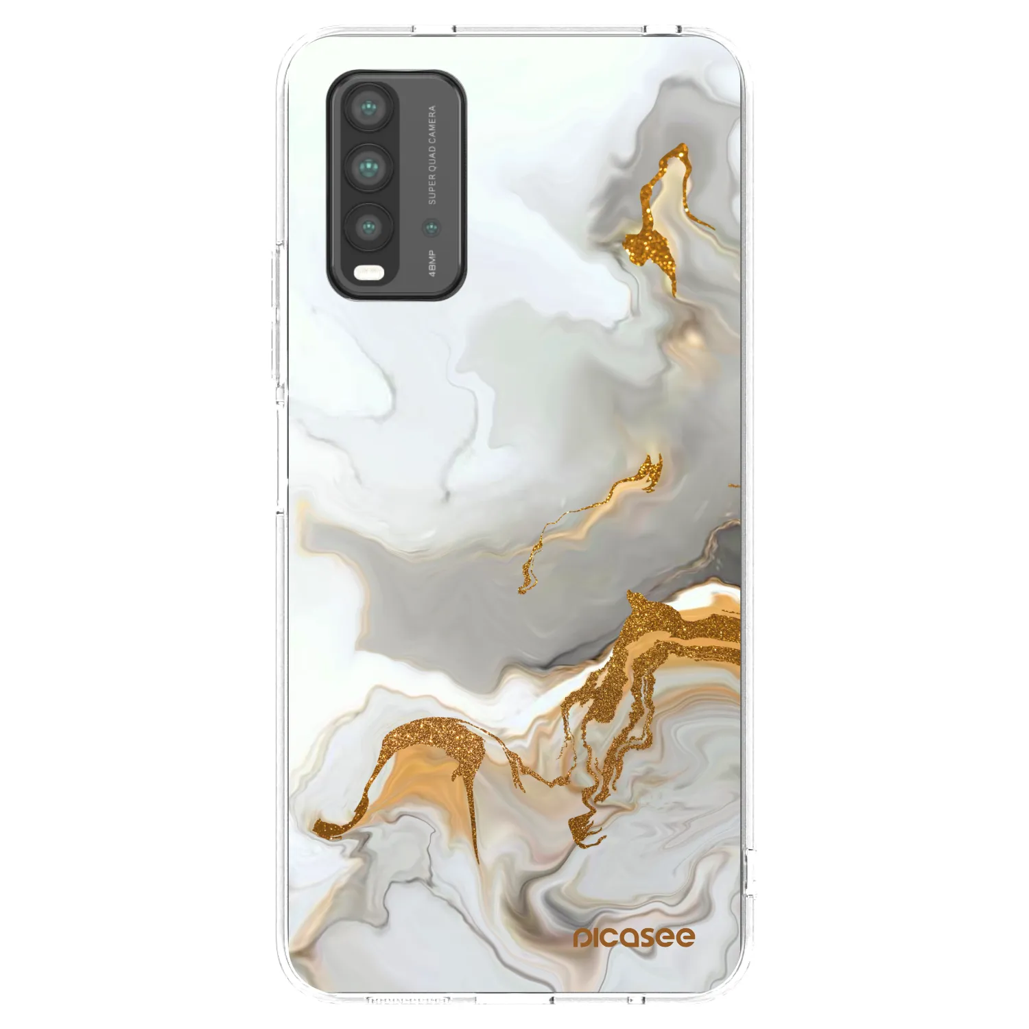 Picasee Xiaomi Redmi 9T Hülle - Schwarzes Silikon - Her