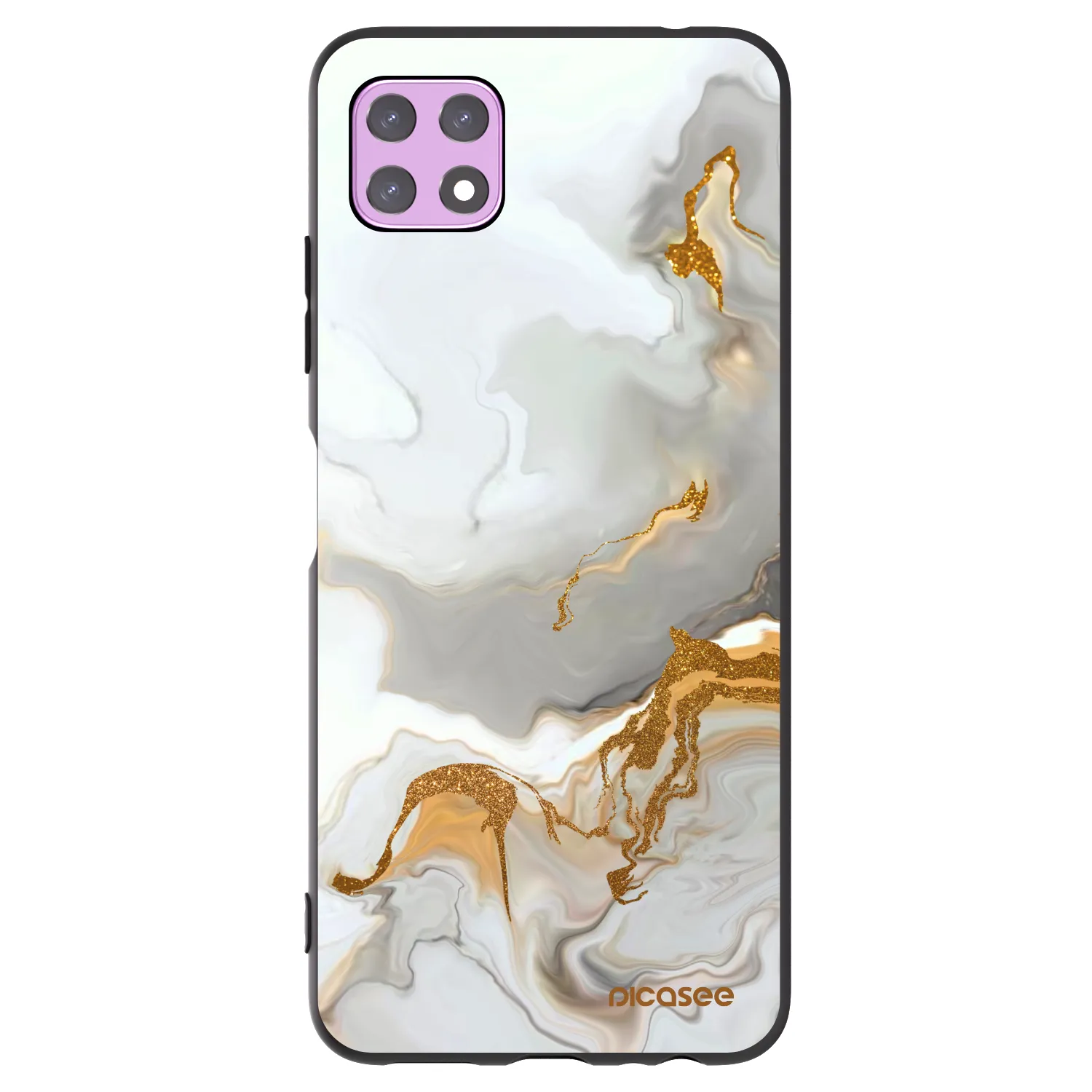 Picasee Samsung Galaxy A22 A226B 5G Hülle - Schwarzes Silikon - Her
