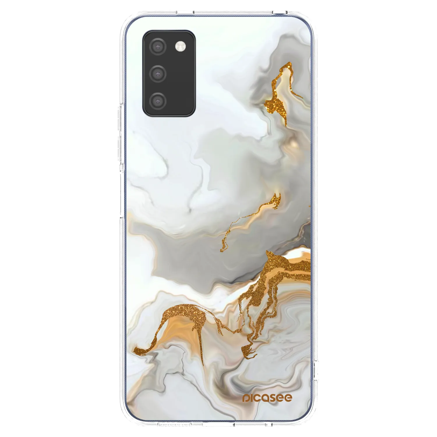 Picasee Samsung Galaxy A02s A025G Hülle - Transparentes Silikon - Her