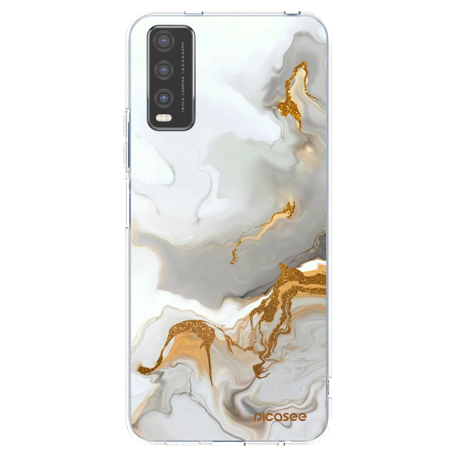 Picasee Vivo Y20s Hülle - Transparentes Silikon - Her