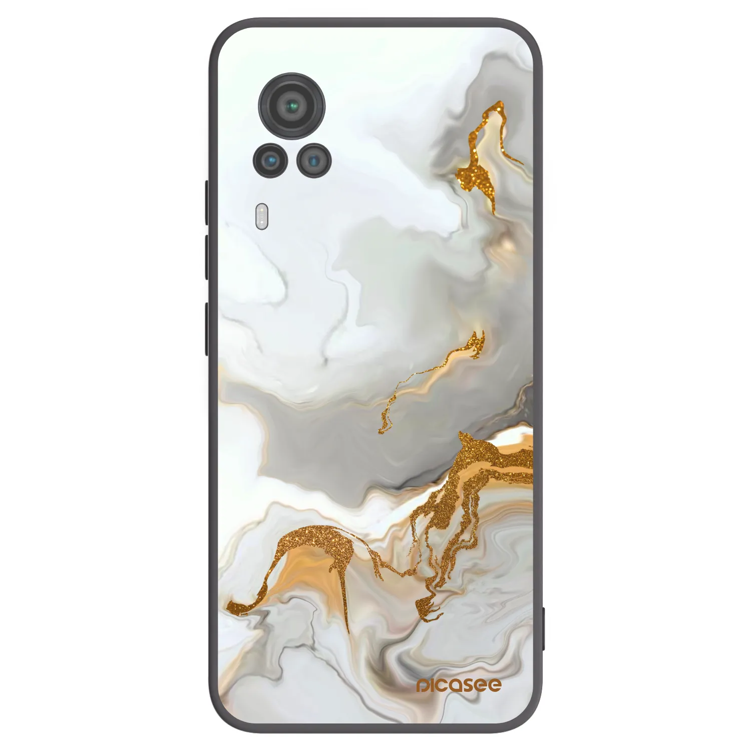 Picasee Vivo X60 Pro 5G Hülle - Schwarzes Silikon - Her