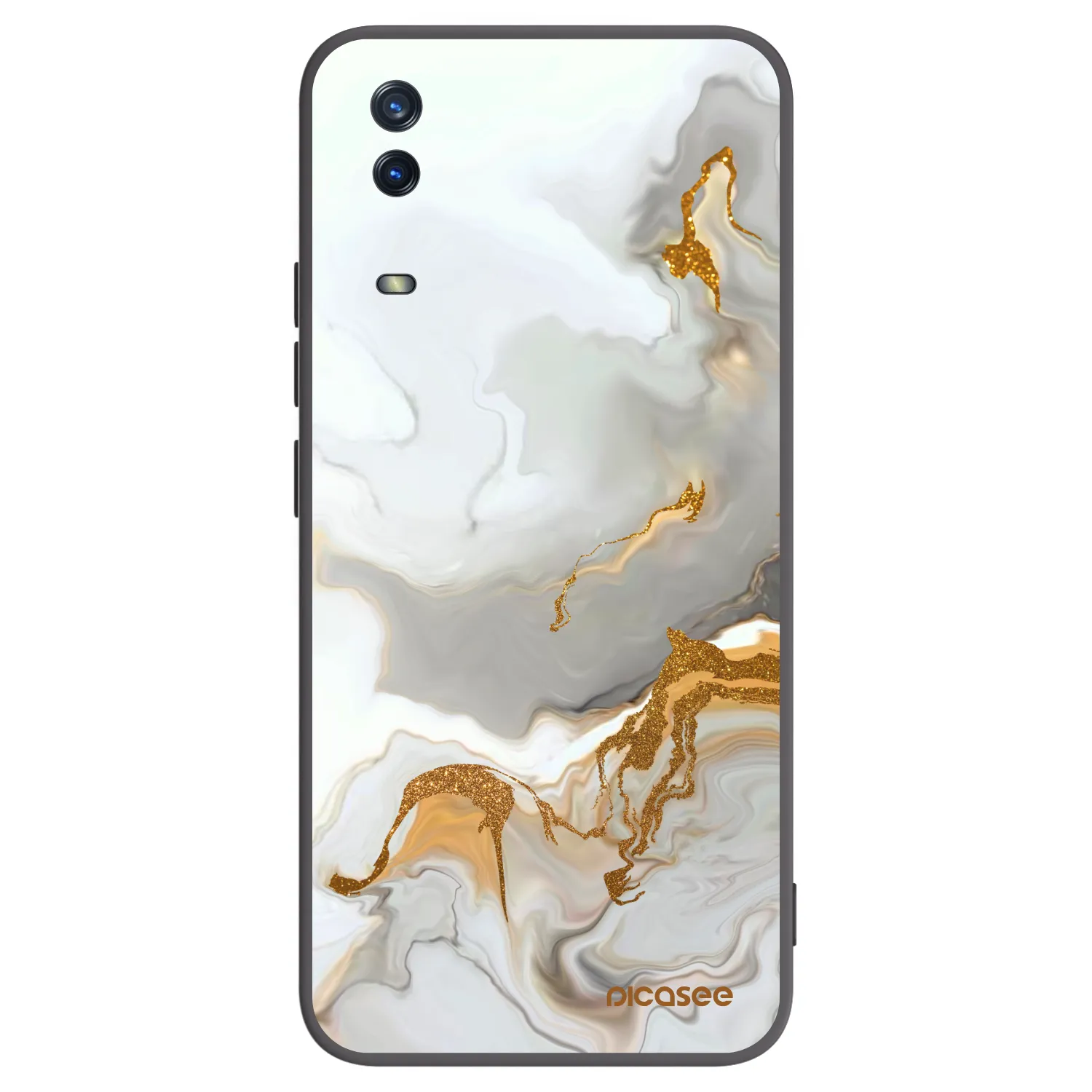 Picasee Vivo Y11s Hülle - Schwarzes Silikon - Her