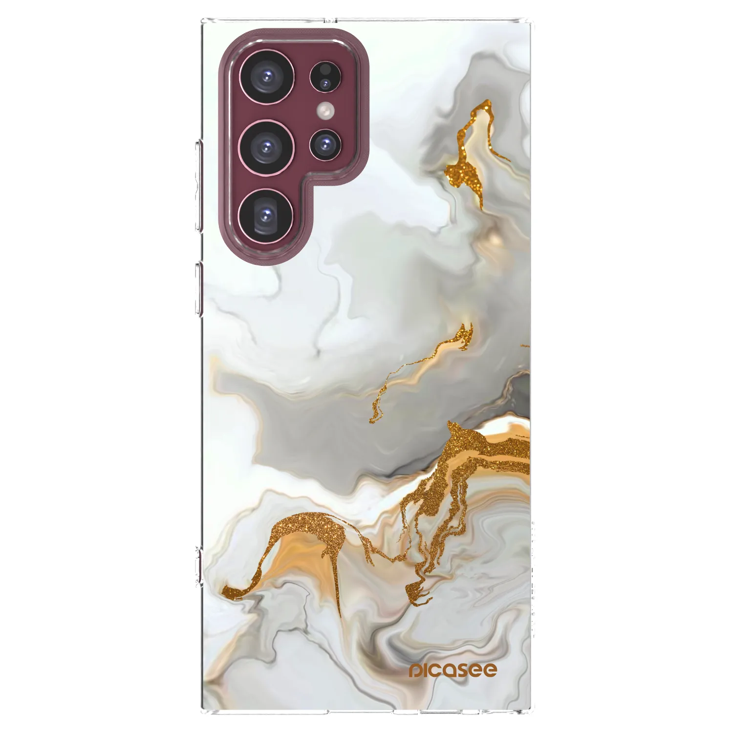 Picasee Samsung Galaxy S22 Ultra 5G Hülle - Transparentes Silikon - Her