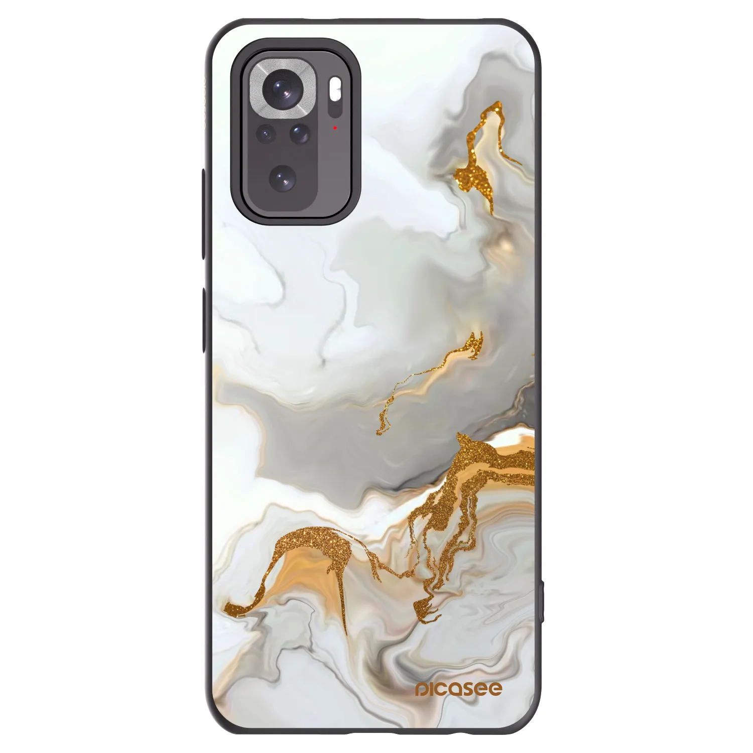 Picasee Xiaomi Redmi Note 11S 4G Hülle - Schwarzes Silikon - Her