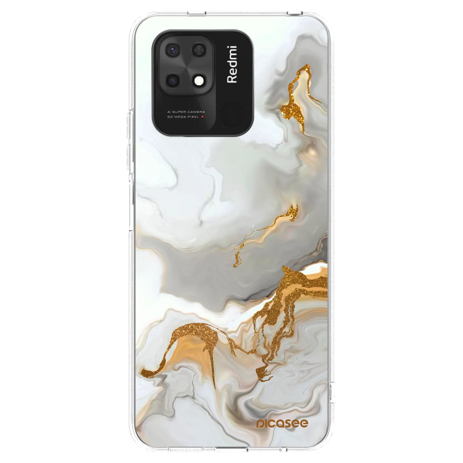 Picasee Xiaomi Redmi 10C Hülle - Transparentes Silikon - Her