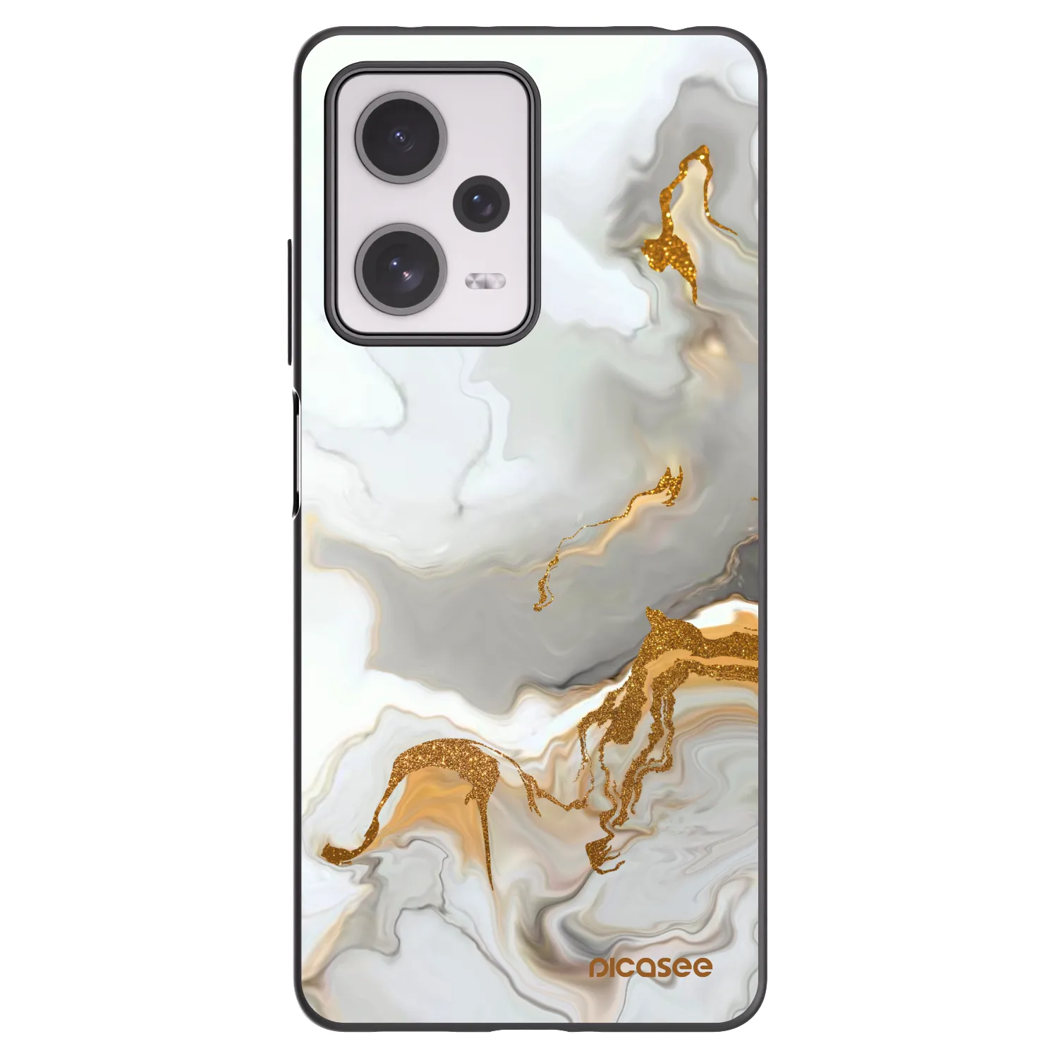 Picasee Xiaomi Redmi Note 12 Pro+ 5G Hülle - Schwarzes Silikon - Her