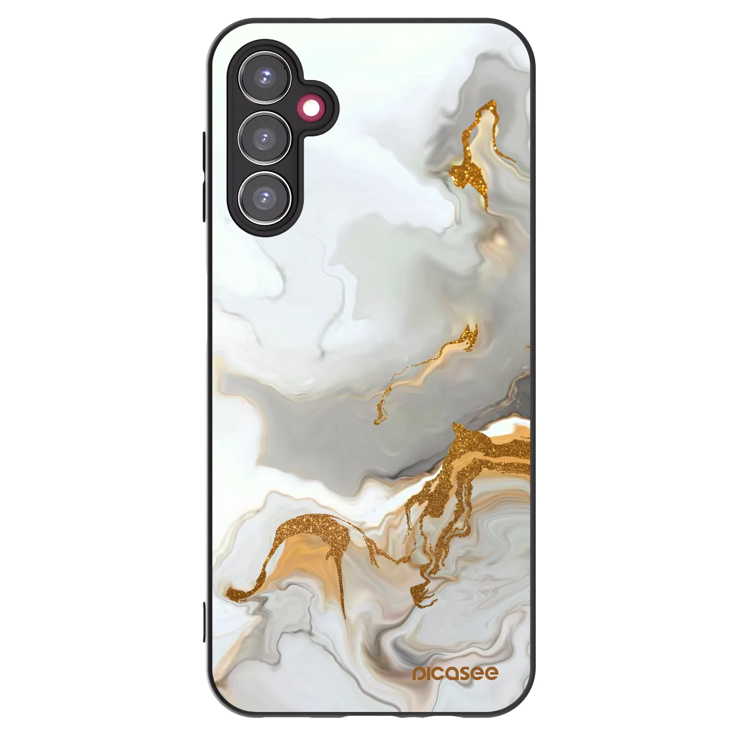 Picasee Samsung Galaxy A14 5G A146P Hülle - Schwarzes Silikon - Her