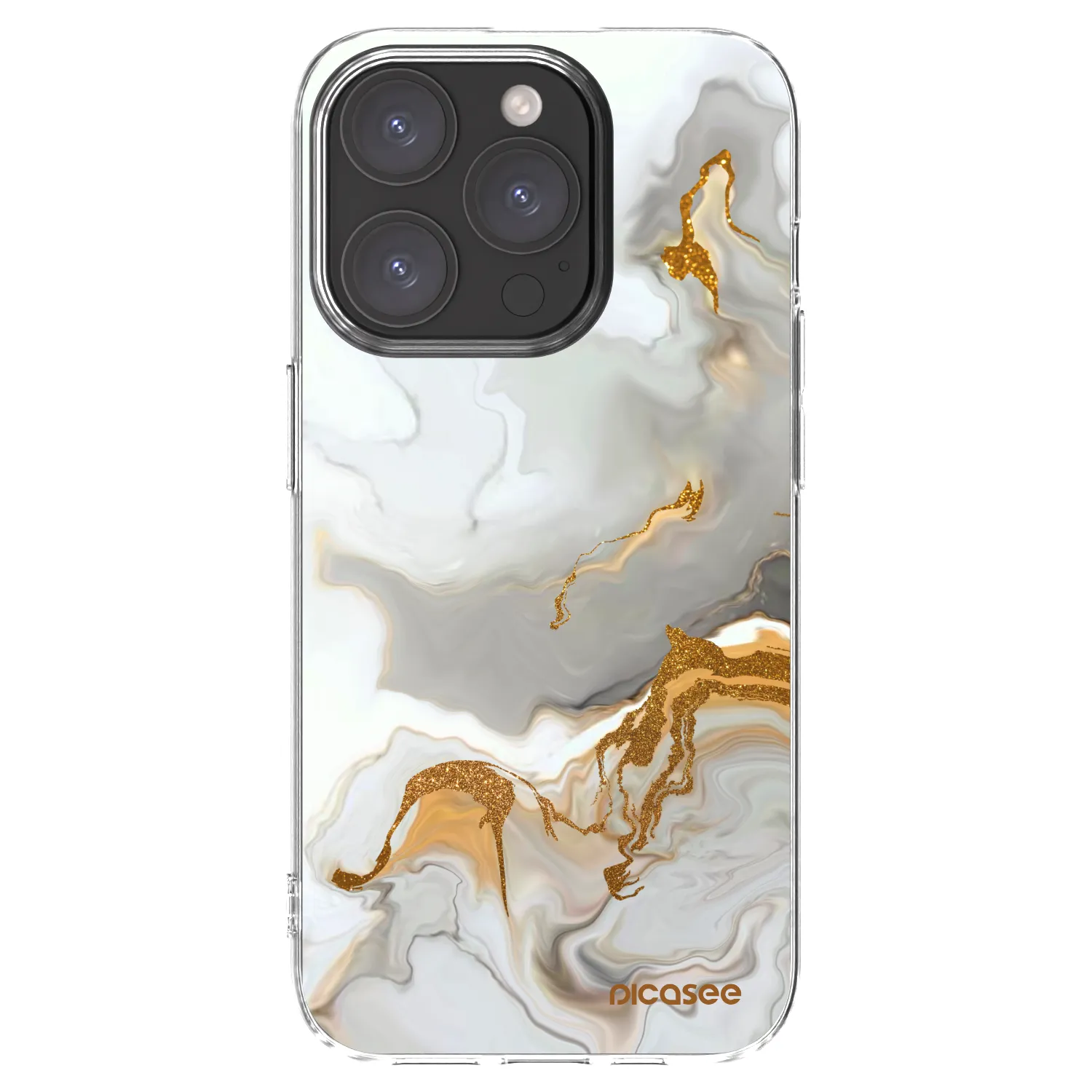 Picasee Apple iPhone 15 Pro Hülle - Transparentes Silikon - Her
