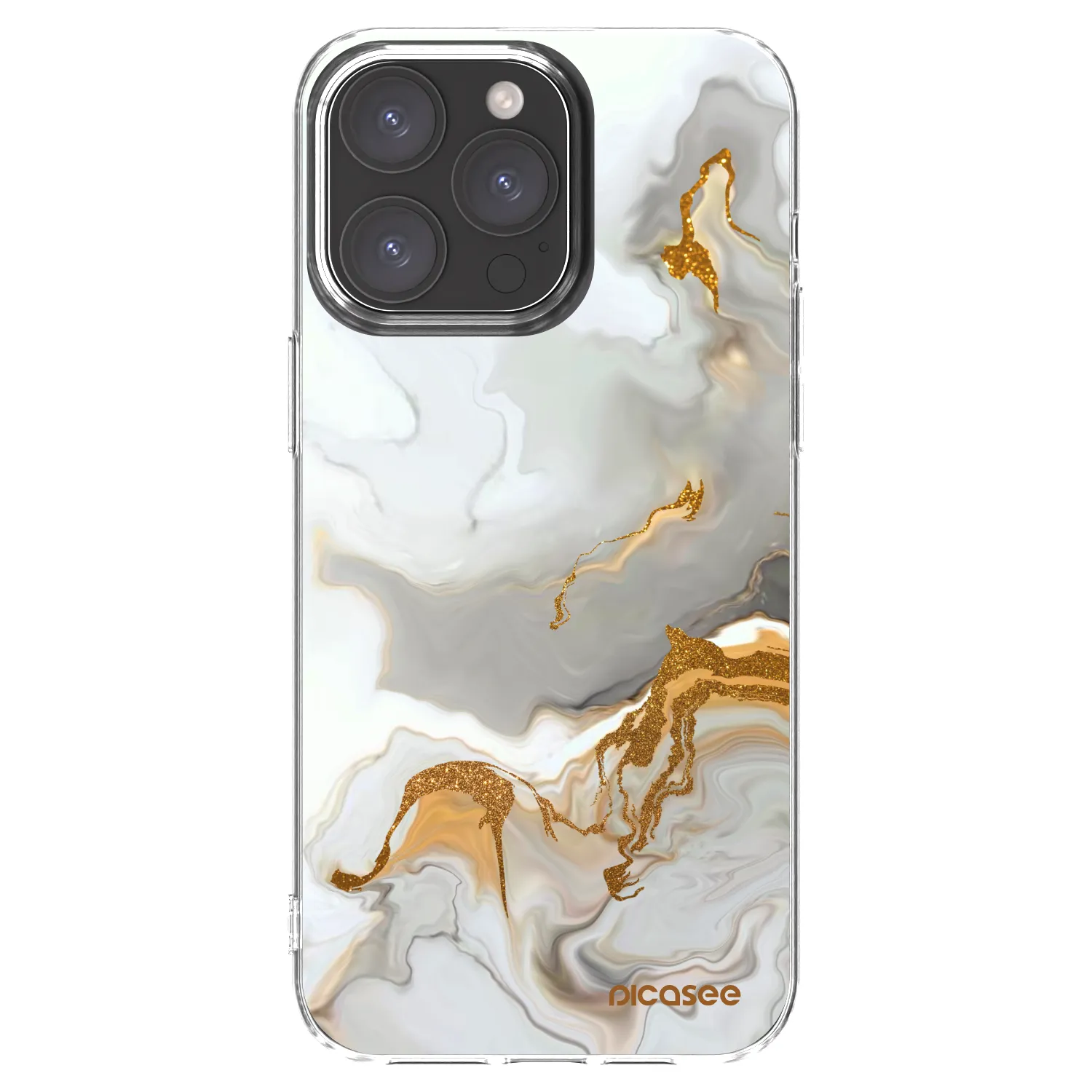 Picasee Apple iPhone 15 Pro Max Hülle - Transparentes Silikon - Her