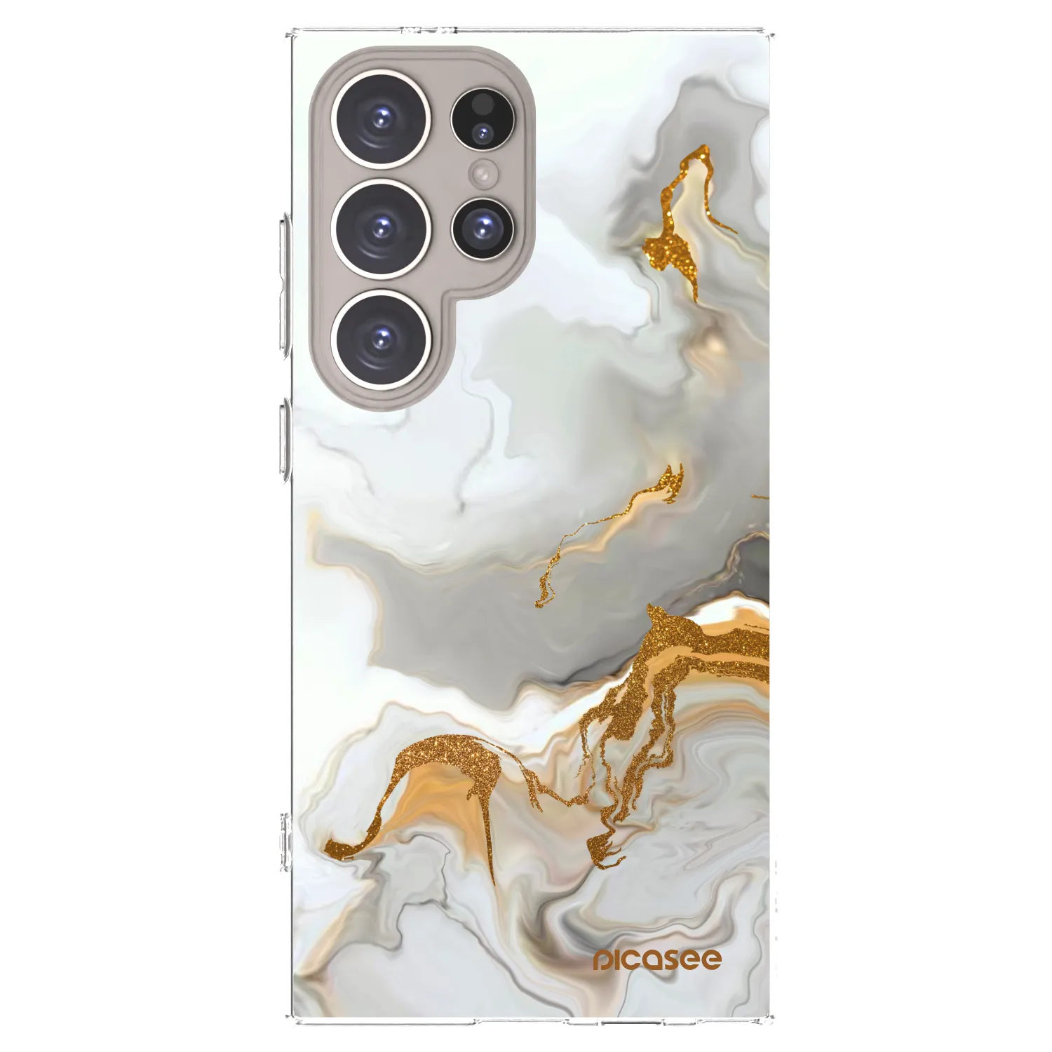 Picasee Samsung Galaxy S24 Ultra S928B 5G Hülle - Transparentes Silikon - Her