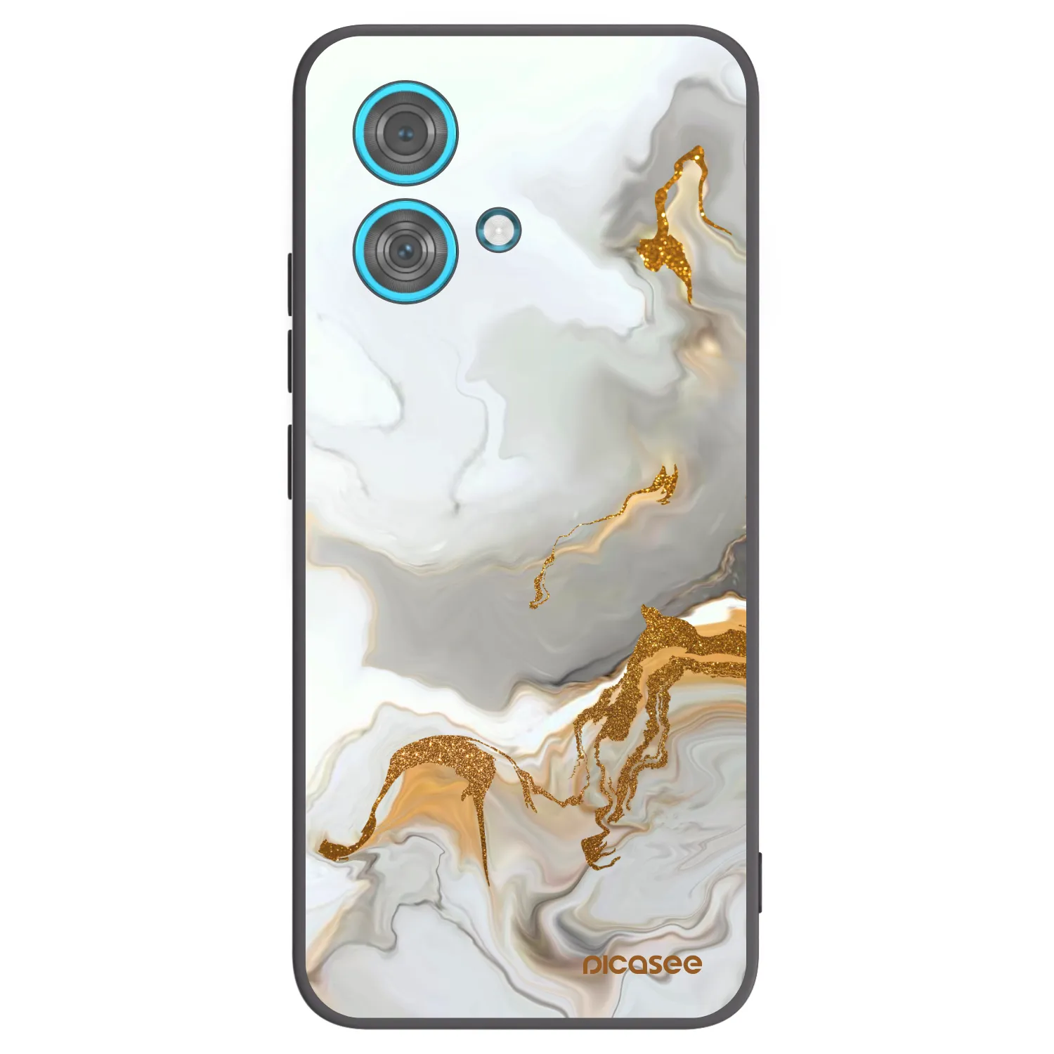 Picasee Motorola Edge 40 Neo Hülle - Schwarzes Silikon - Her